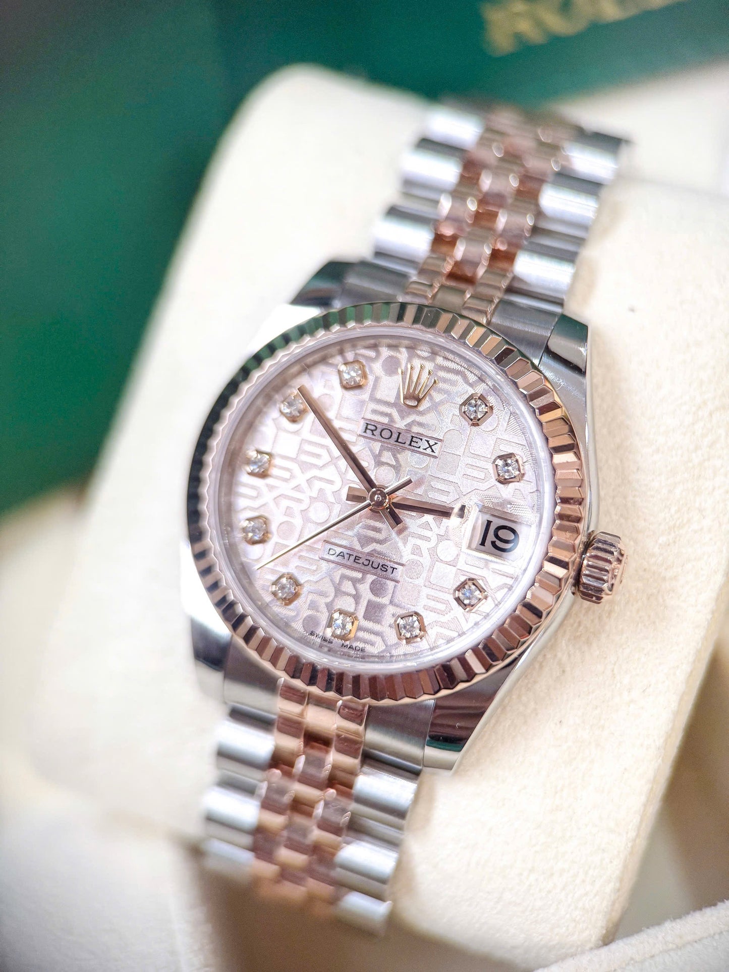 Đồng Hồ Rolex Datejust 178271 Vi tính hồng size 31mm