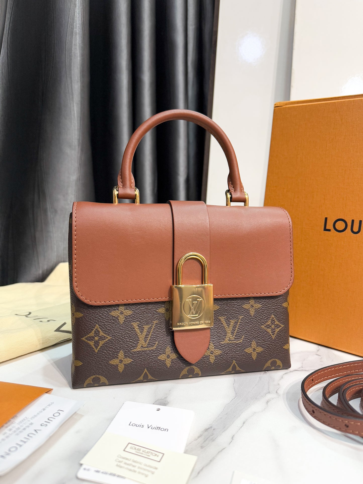 LV Locky BB Nâu