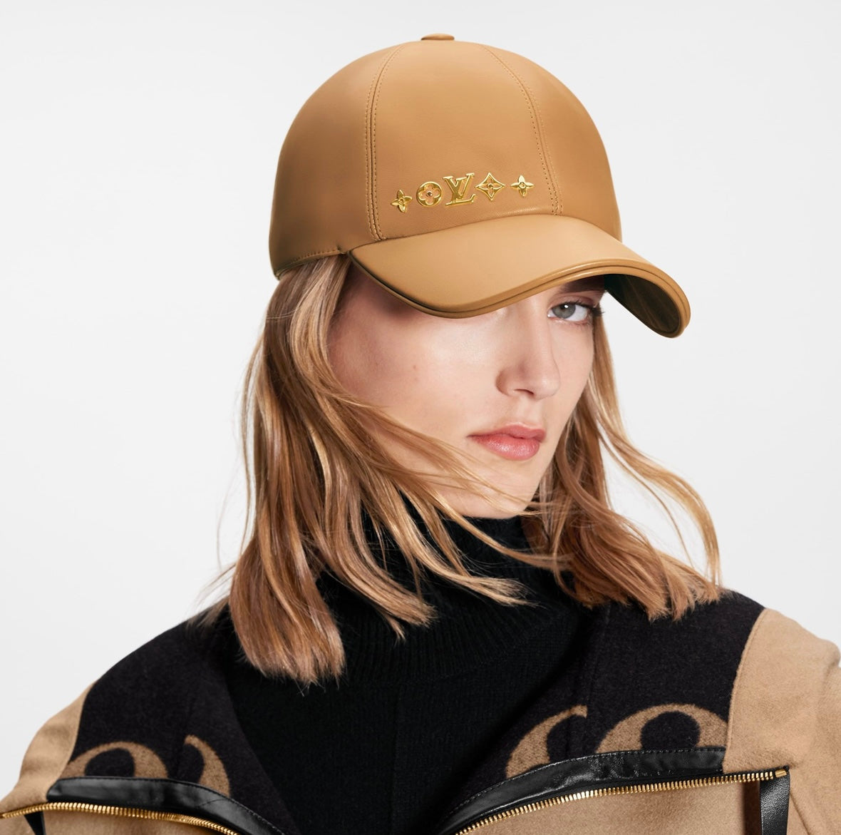 Mũ LV Da Nâu