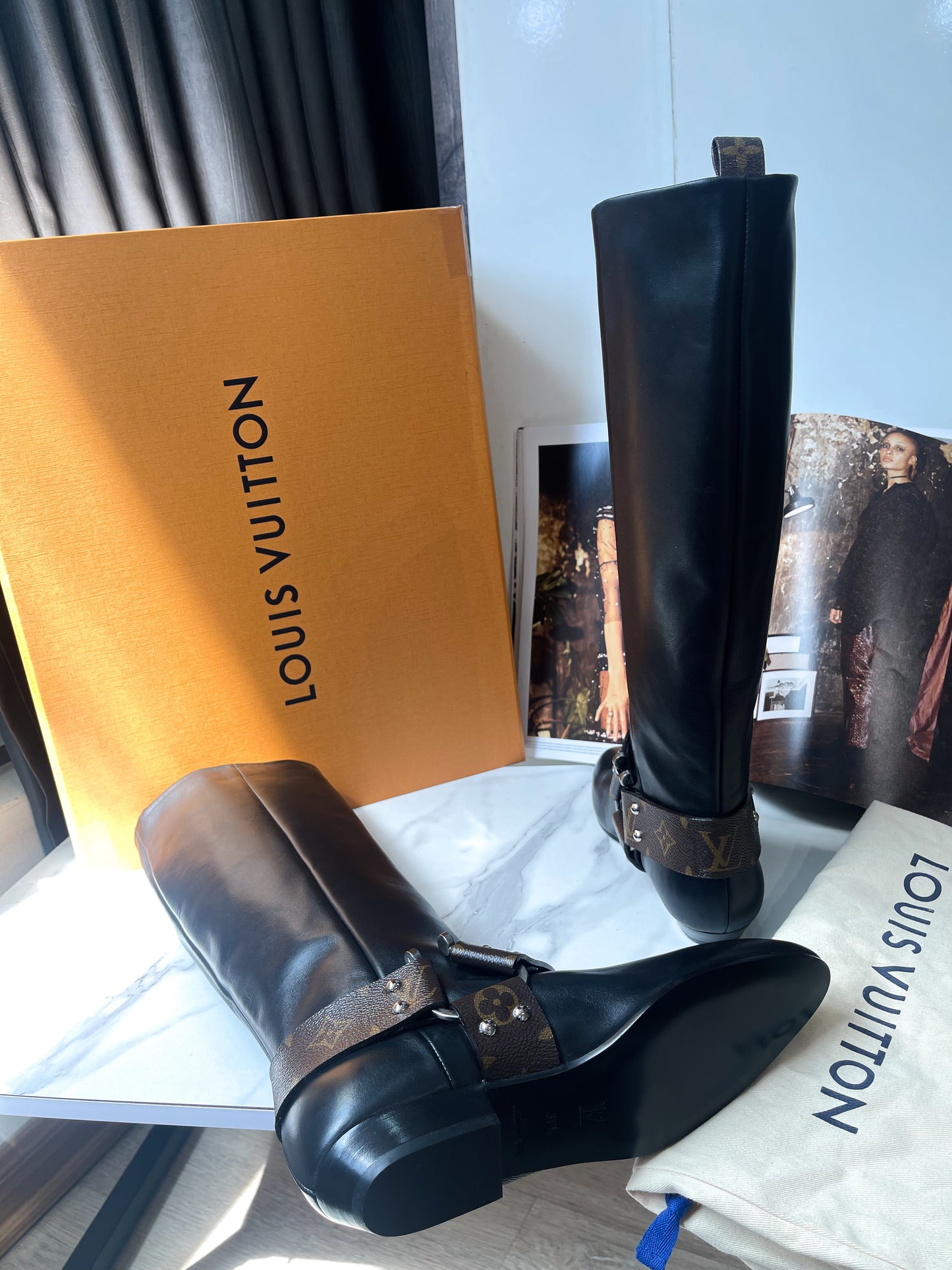 Boot Cao Cổ LV Size 37.5