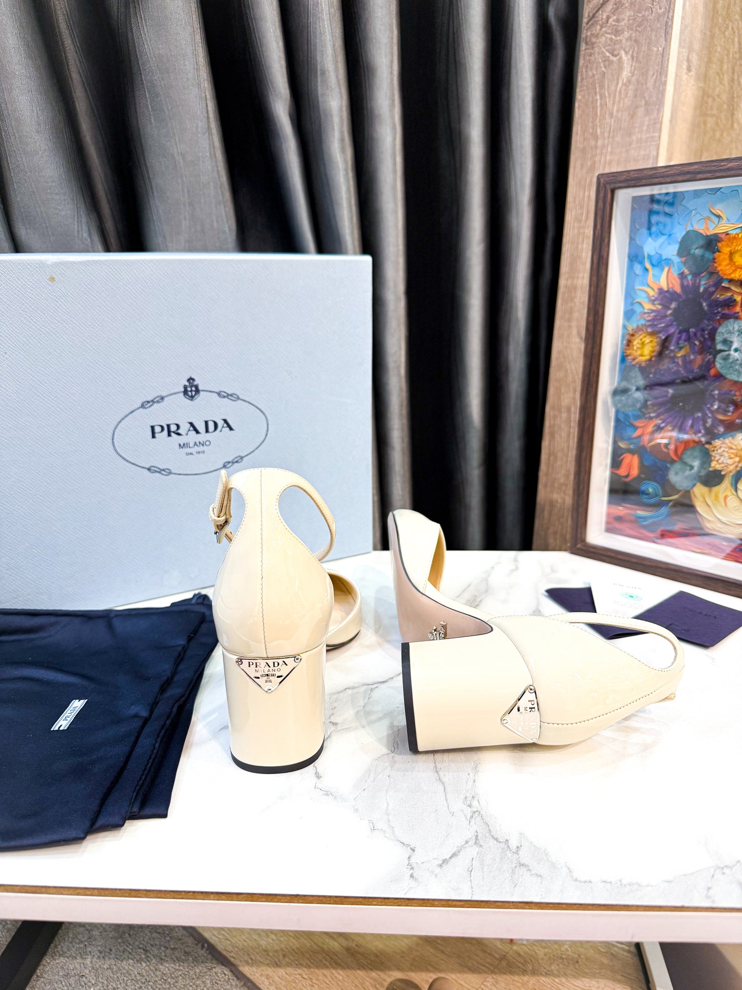 Giày Prada Begie Size 36