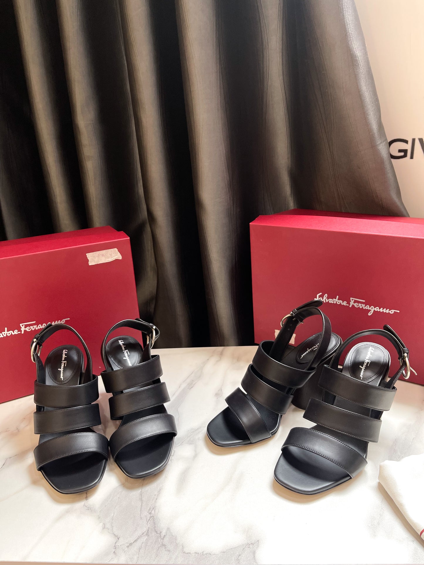Salvatore Sandal 3 Horizontal Straps