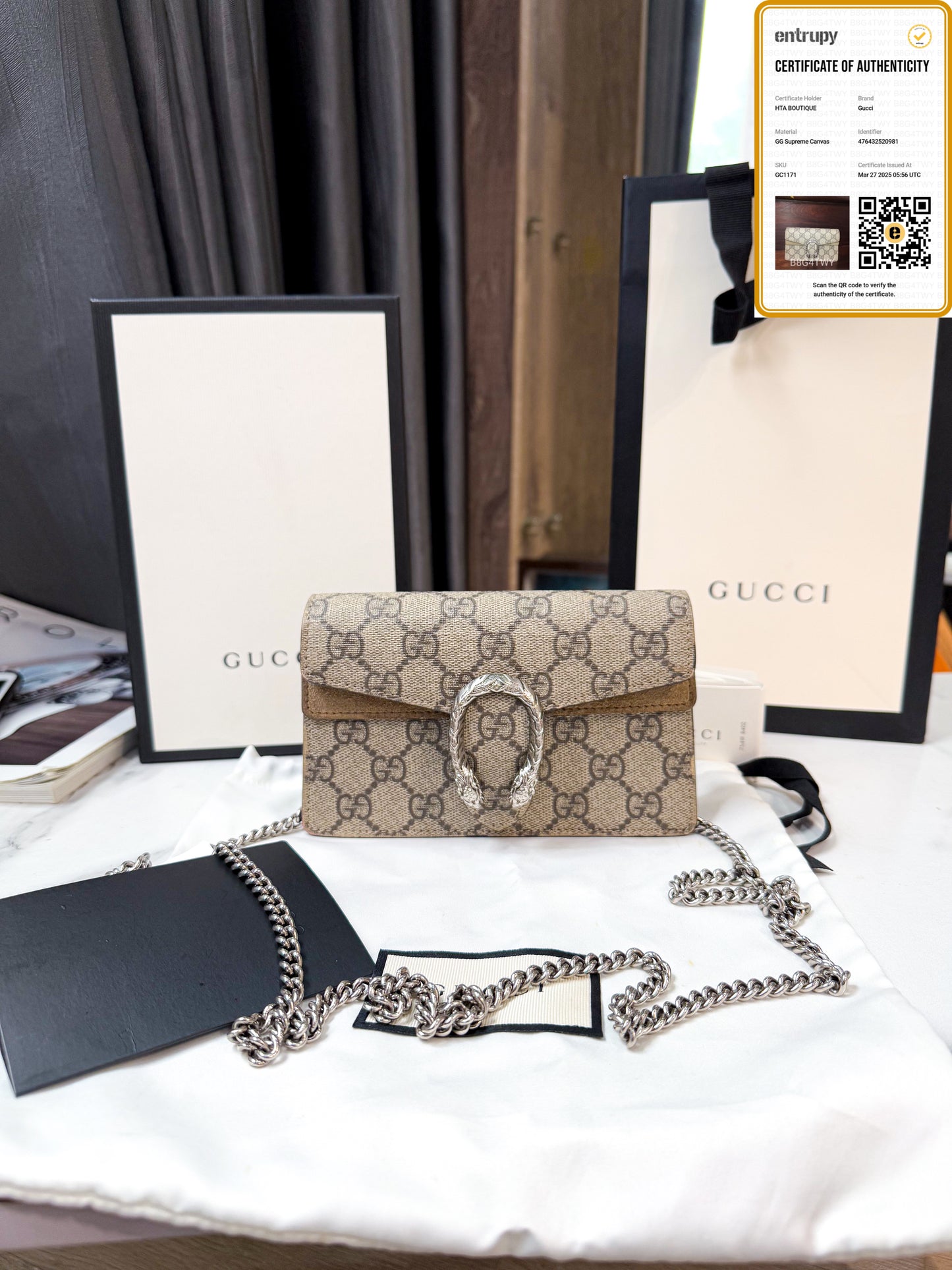 Gucci Dionysus Size 17
