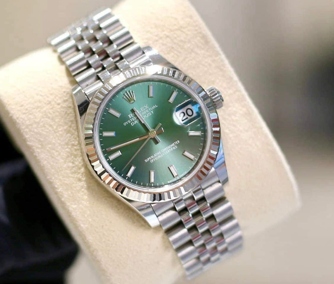 Đồng Hồ Rolex DateJust 278274 Mint Green 31mm