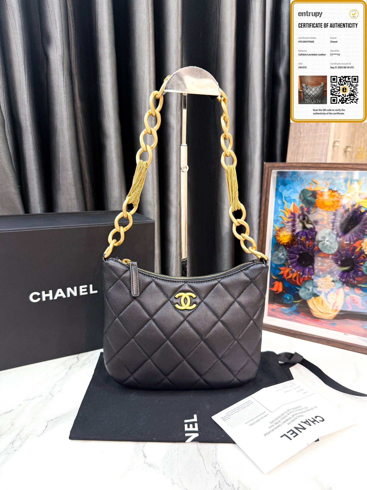 A A Kẹp Nách Chanel Xích