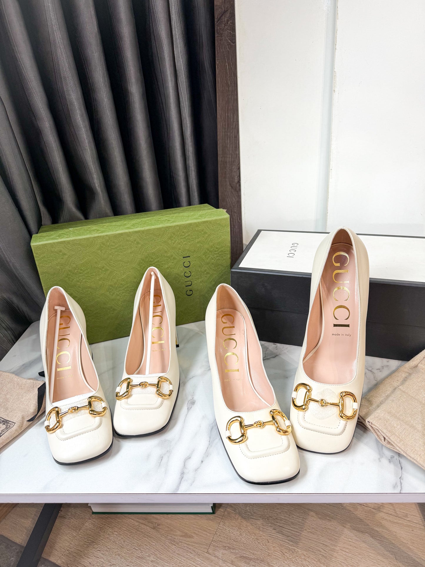 Giày Gucci Trắng New Size 39-39.5