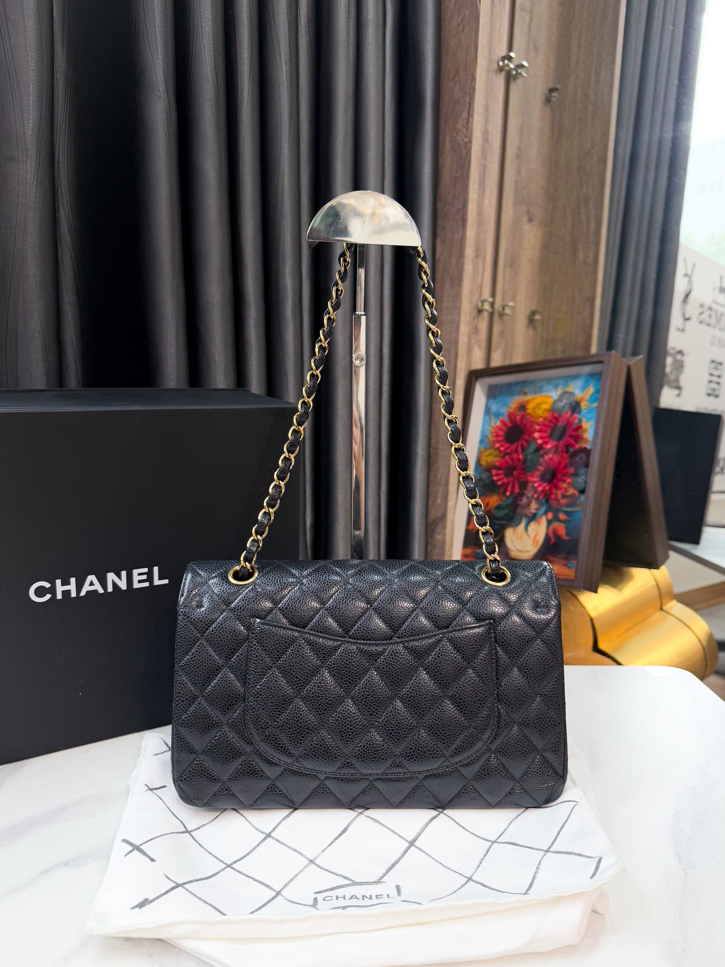 Chanel Classic M Caviar