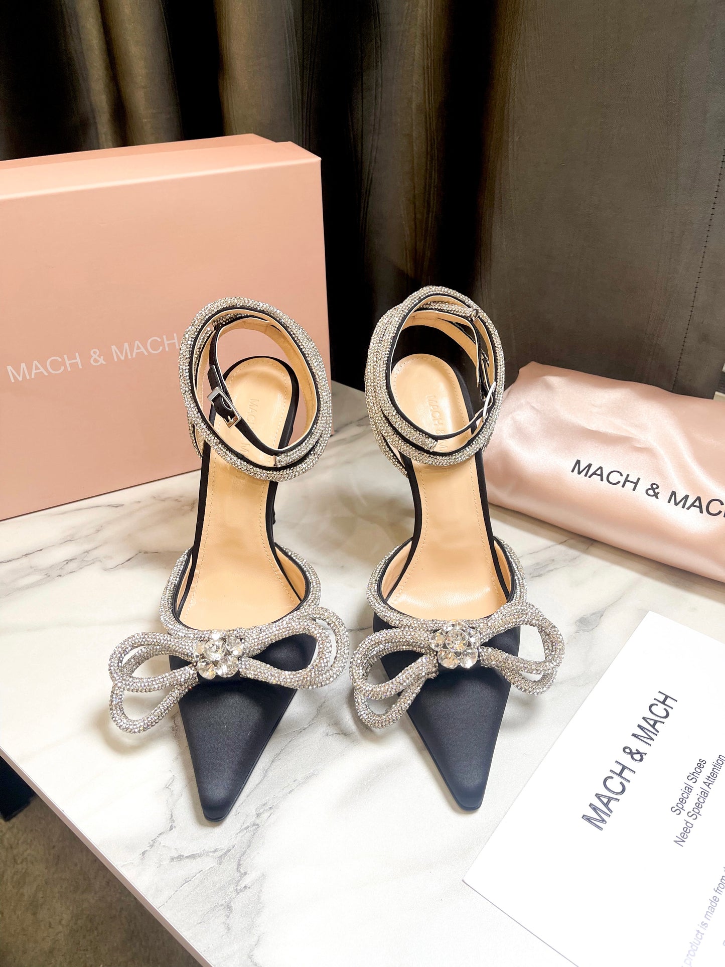 Mach Shoes with Rhinestones