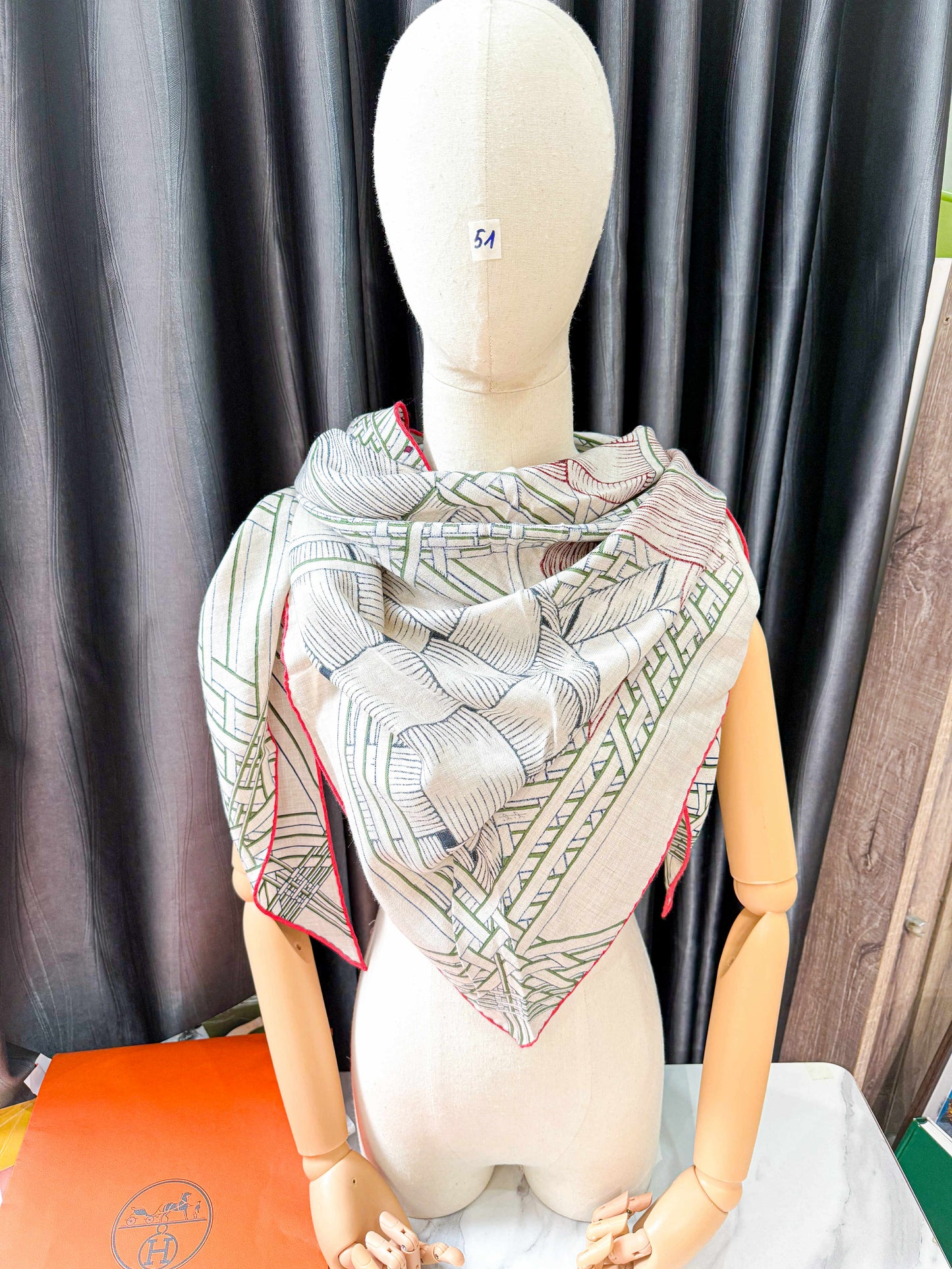 Khăn Lụa Hermes New HN51 5/11