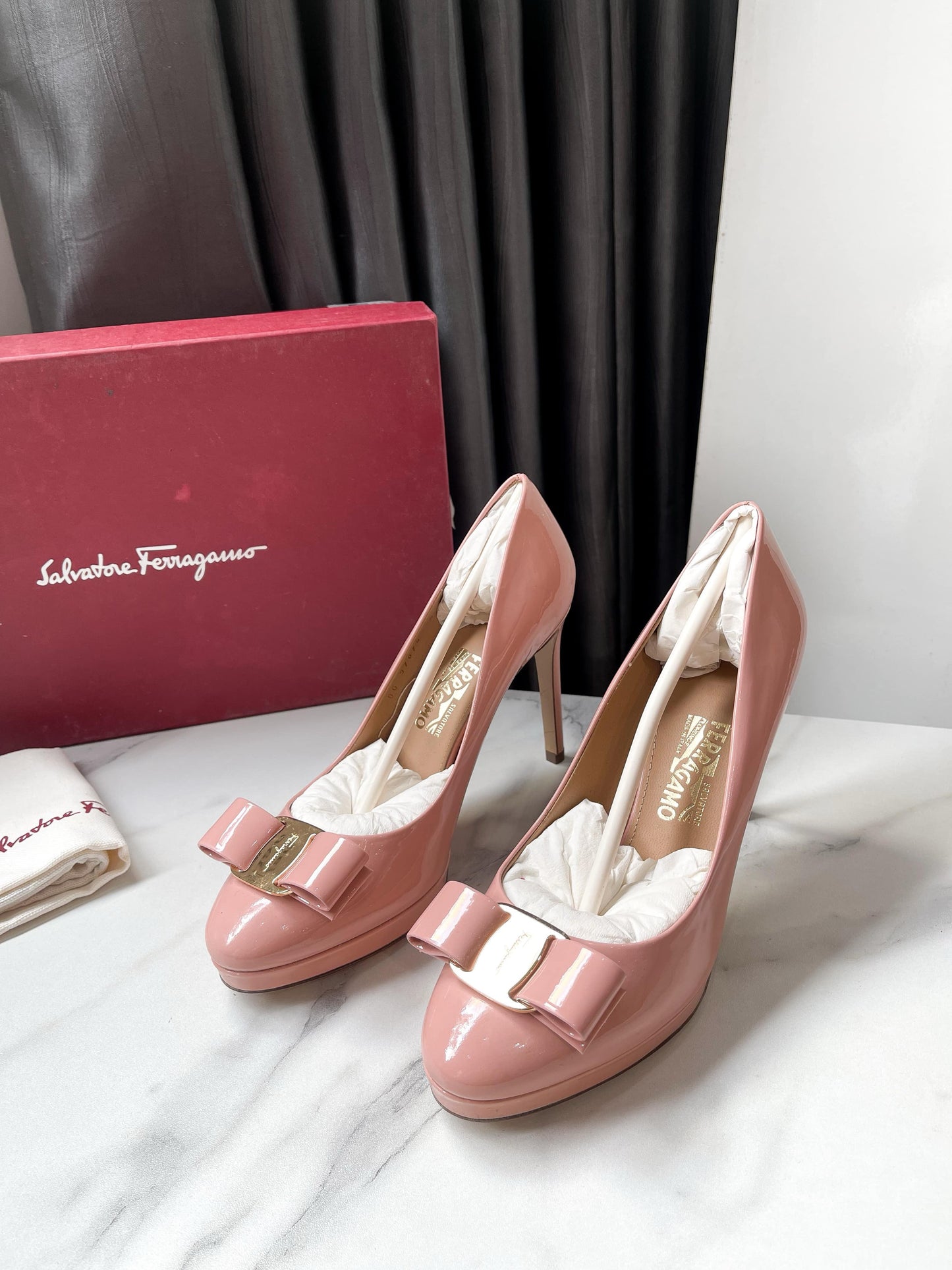Giày Cao Got Salvatore Size 6