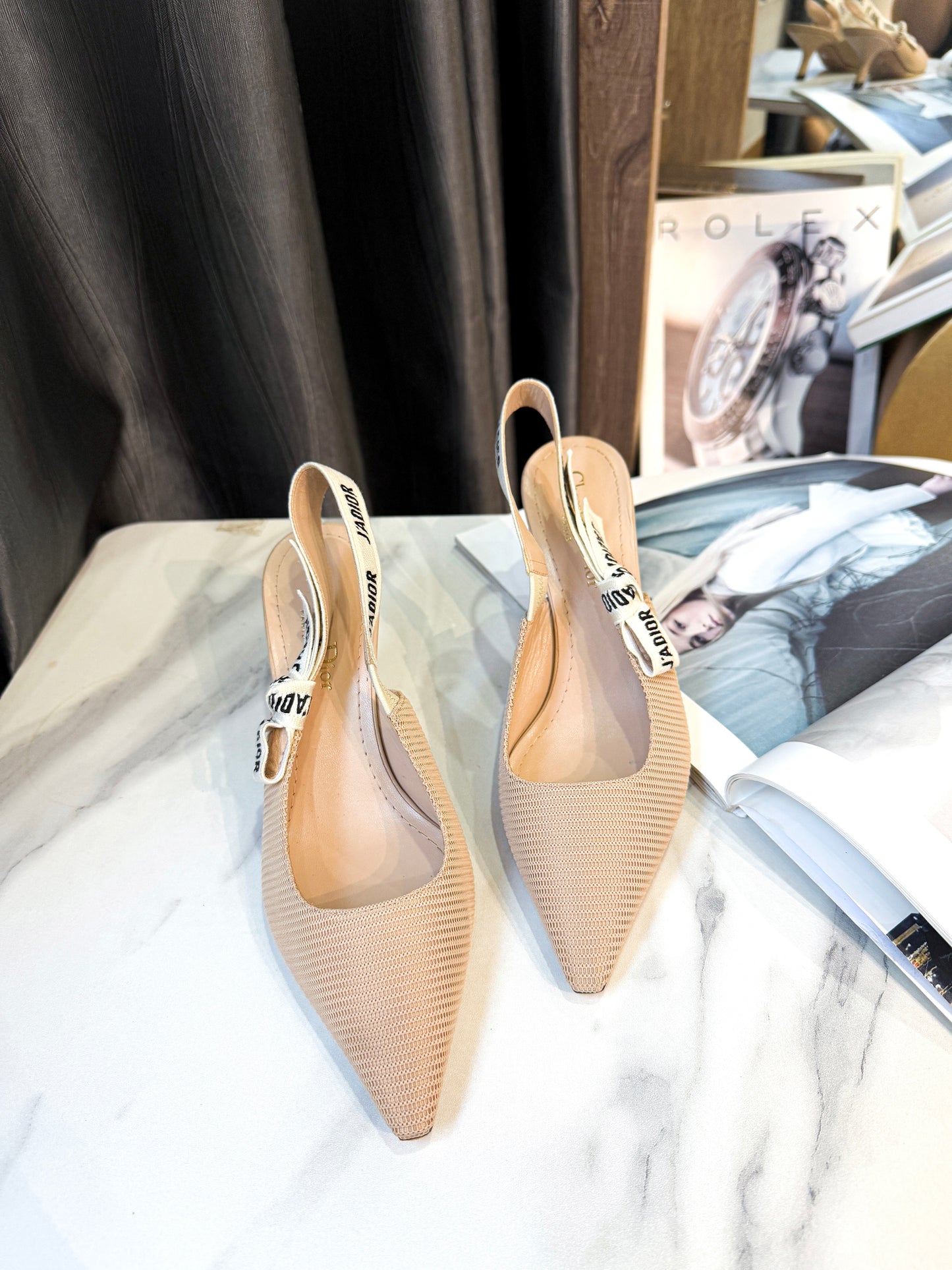 Slingback Dior Nude Size 36.5