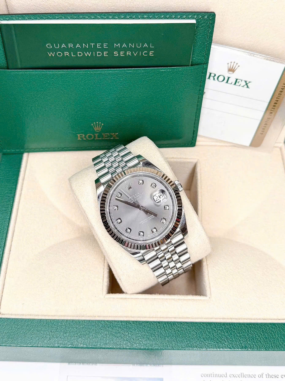 Rolex Datejust 41 Ref. 126334 Mặt Xám