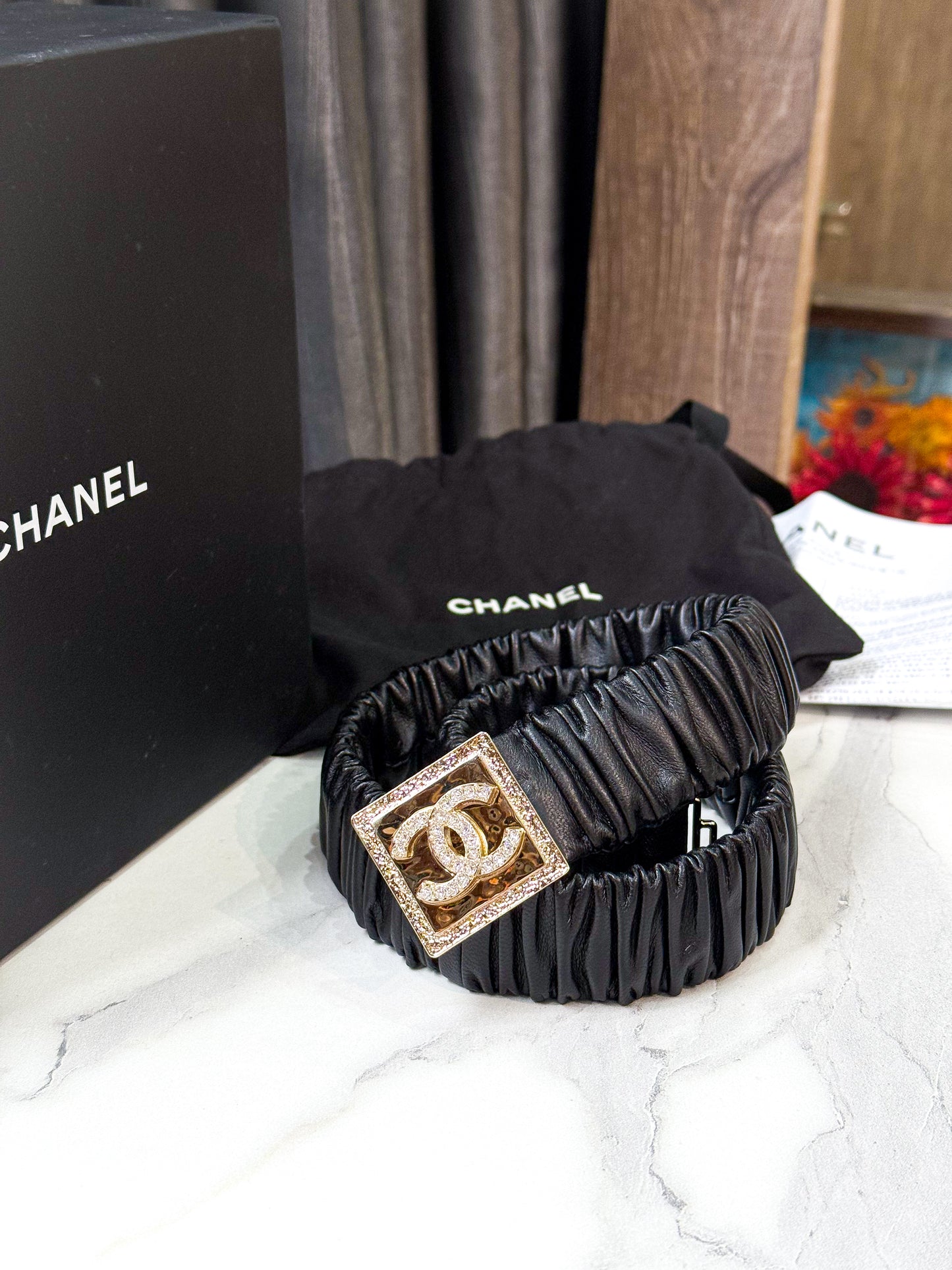 Belt Chanel New Trưng Bày Size 75