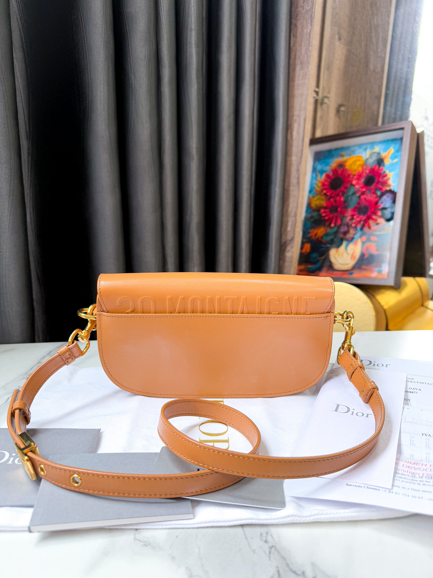 A Dior Bobby Camel