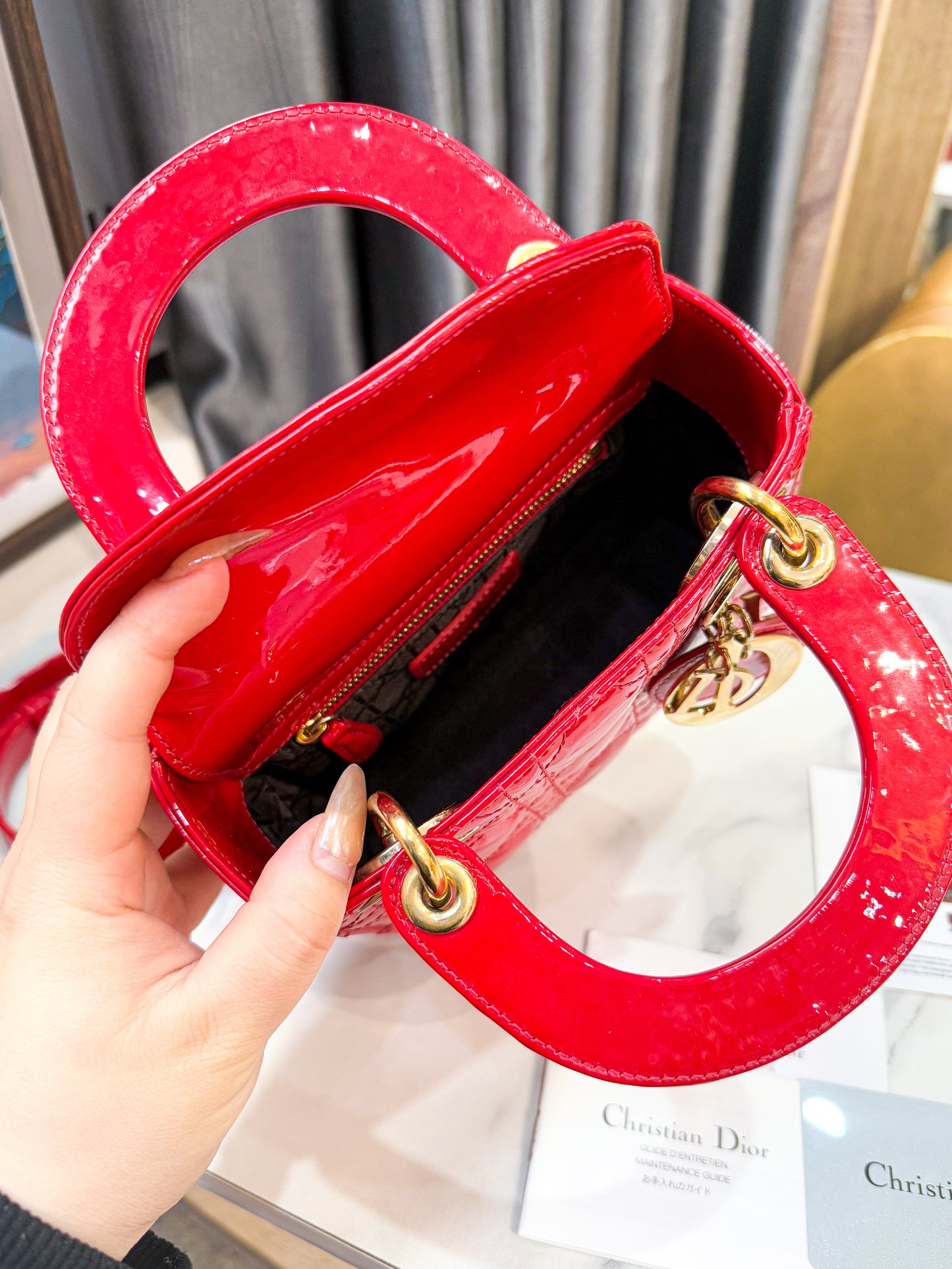 Dior Lady Mini Đỏ