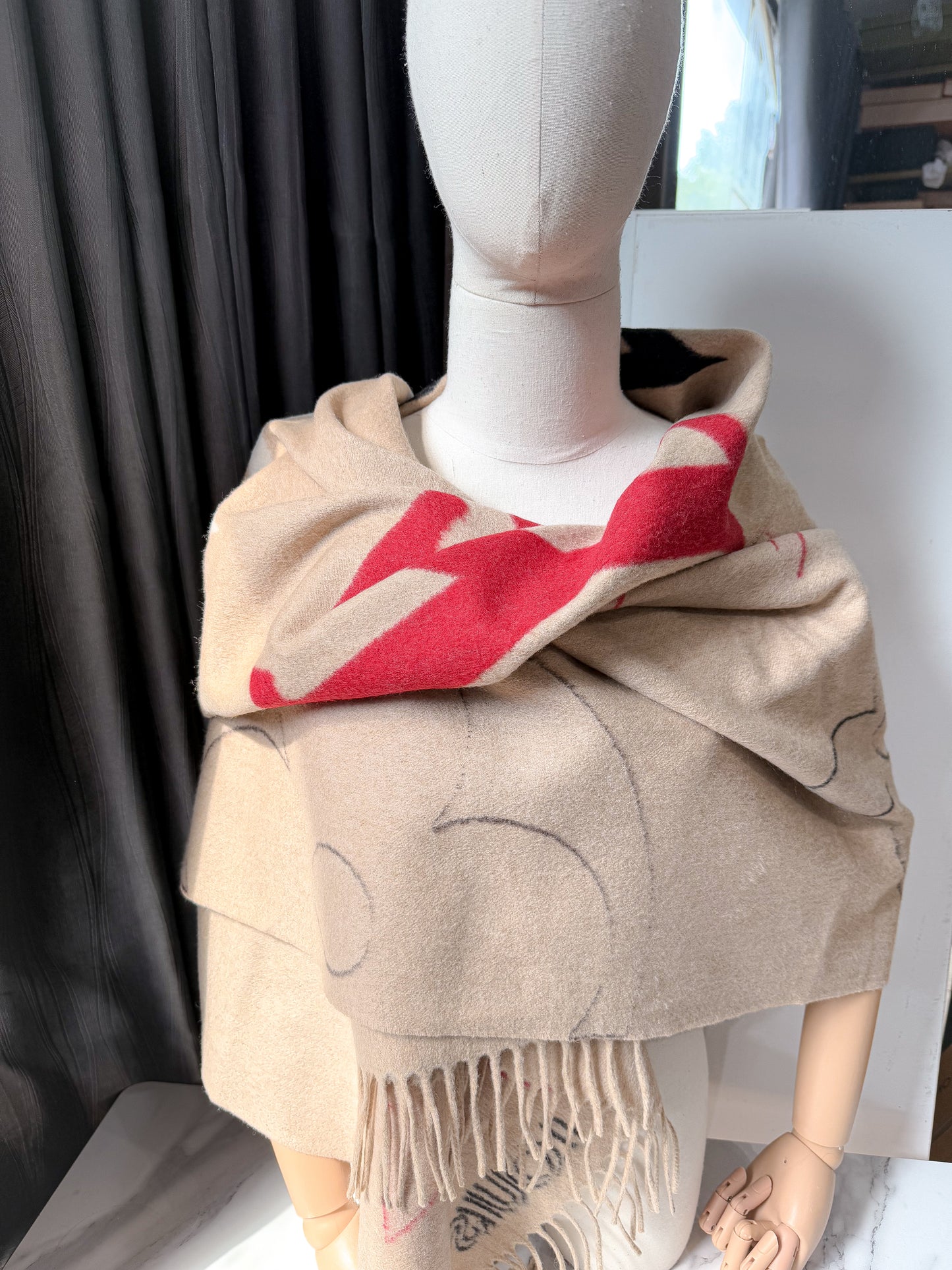 Khăn Choàng LV Cashmere