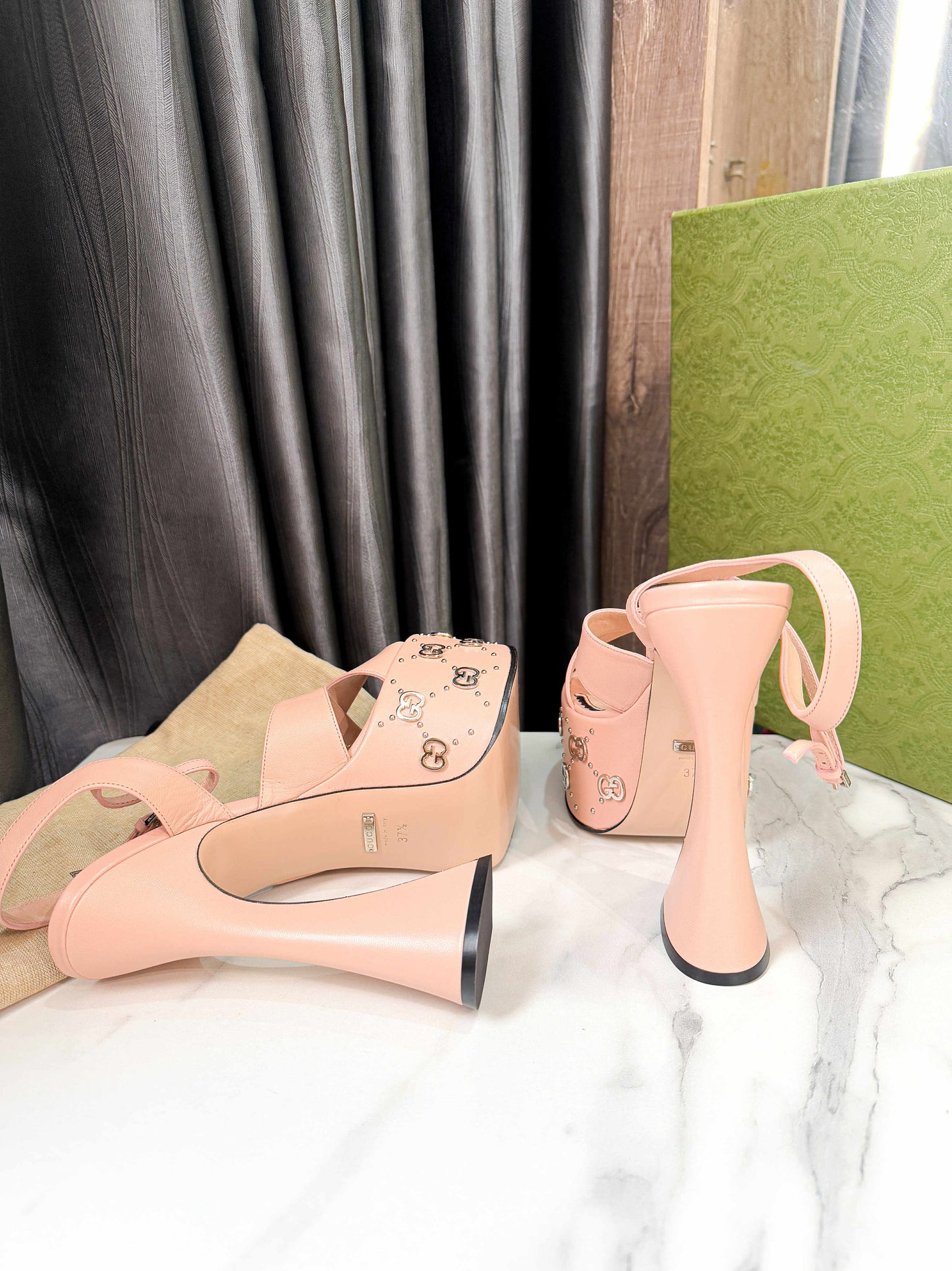 Sandal Gucci New Đế GG Size 37.5