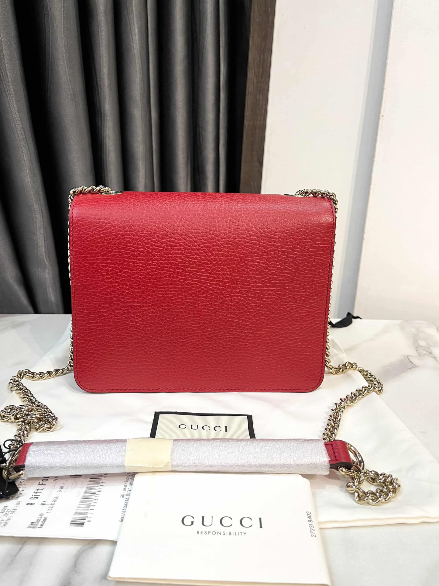 Gucci Interlocking Đỏ New