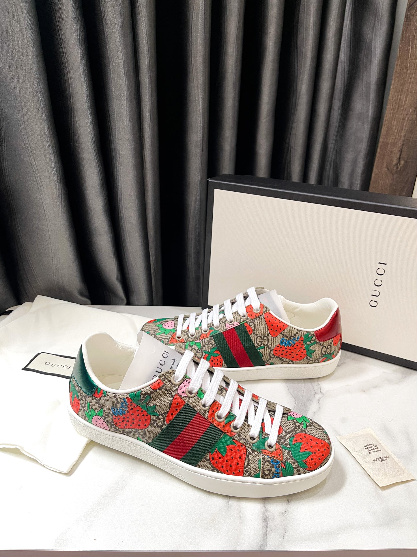 Gucci Strawberry Shoes