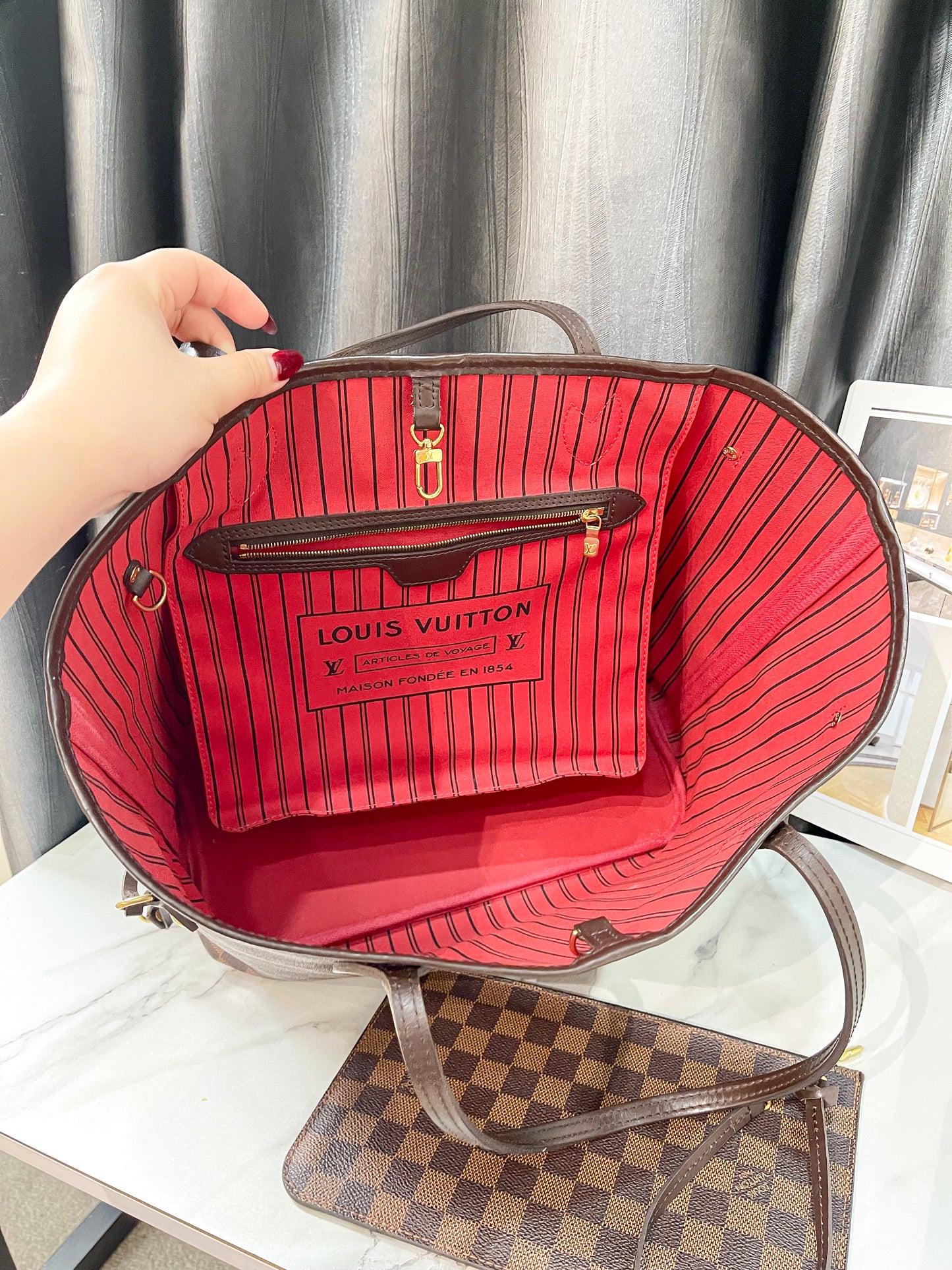 Set LV Damier MM