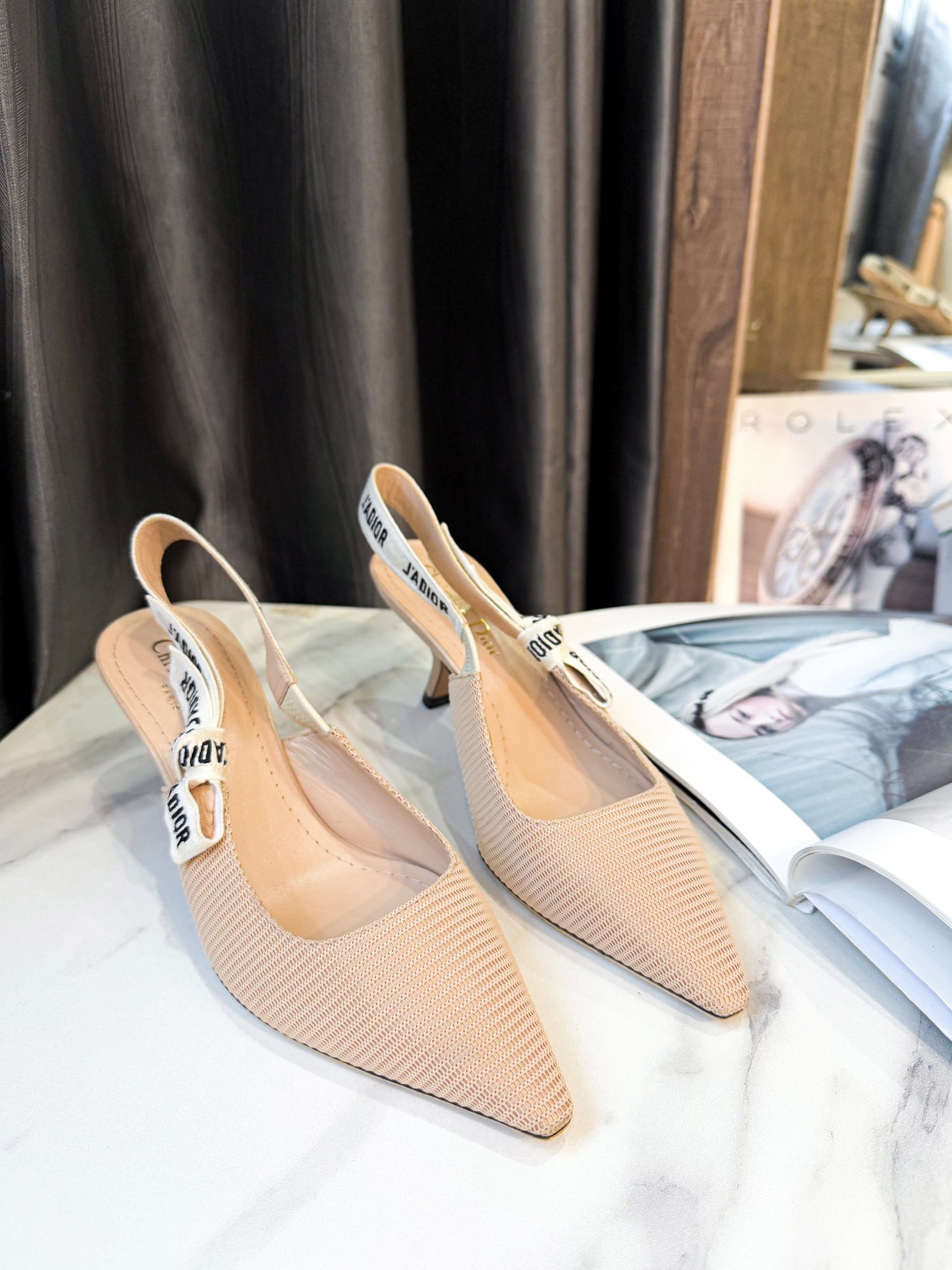 Slingback Dior Nude Size 36.5