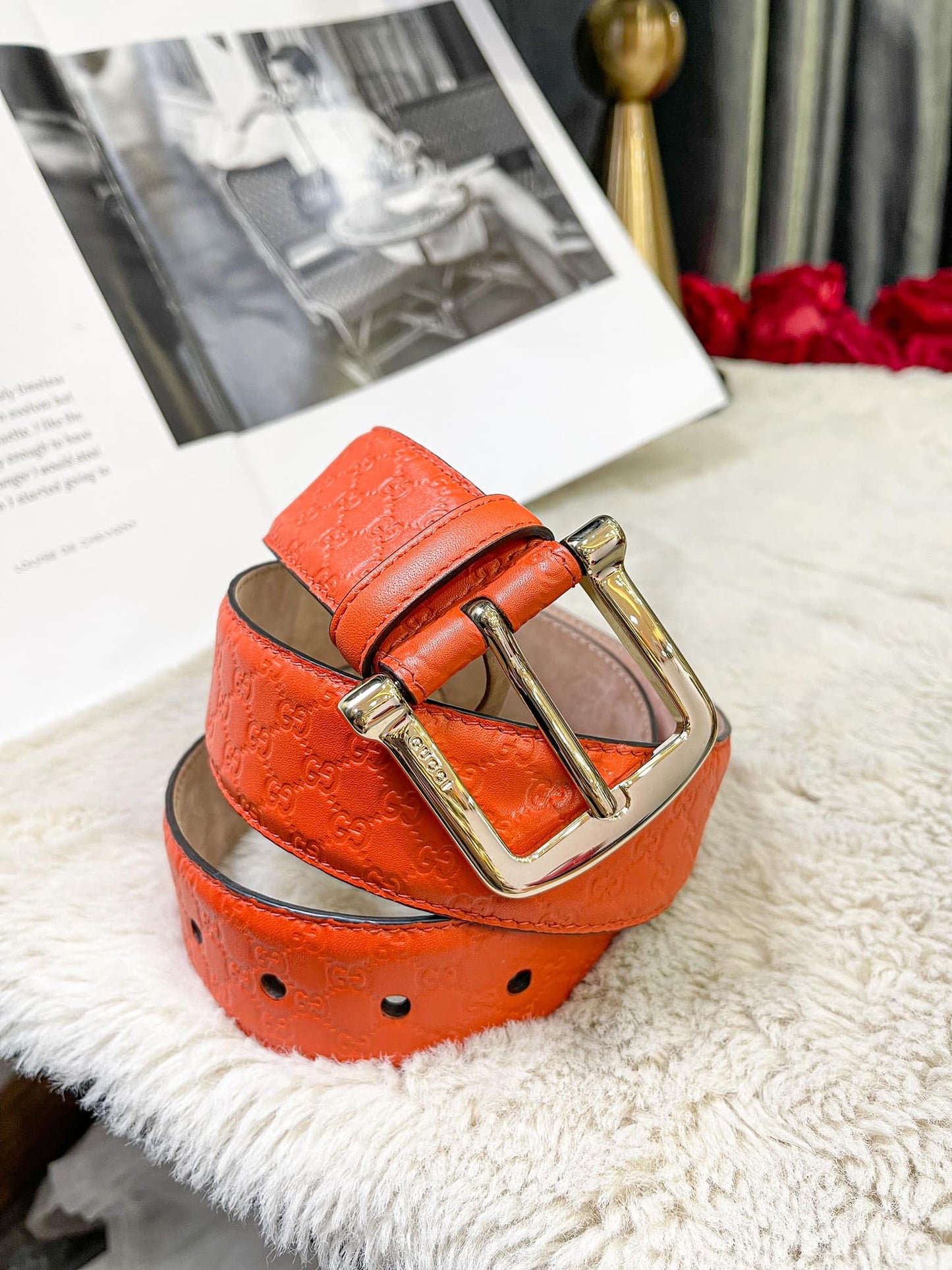 Gucci Orange Belt