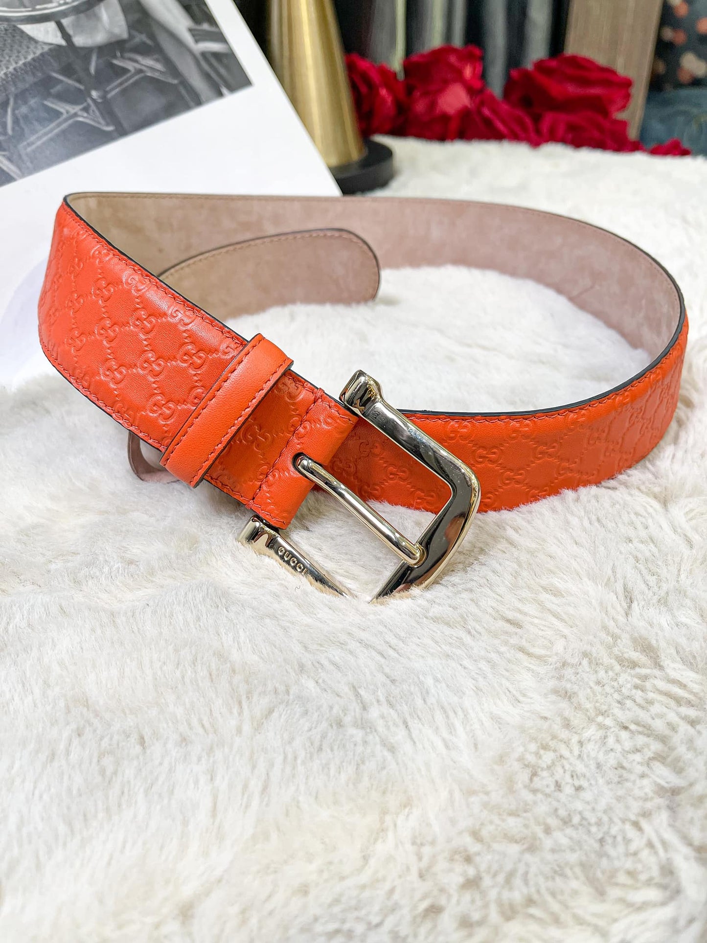 Gucci Orange Belt