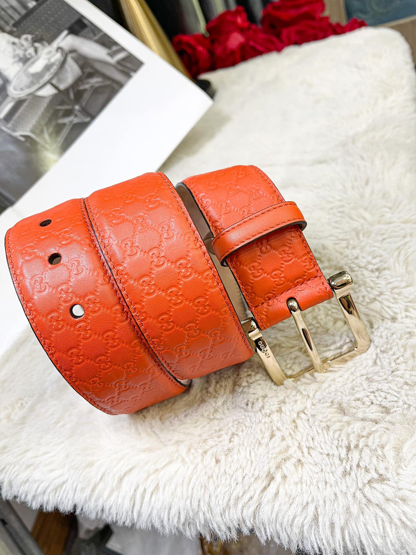 Gucci Orange Belt