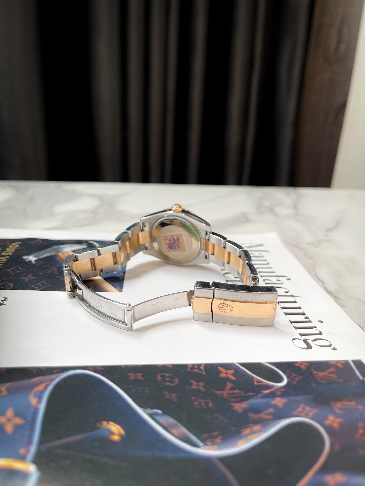 Rolex DateJust 31mm mặt số nâu