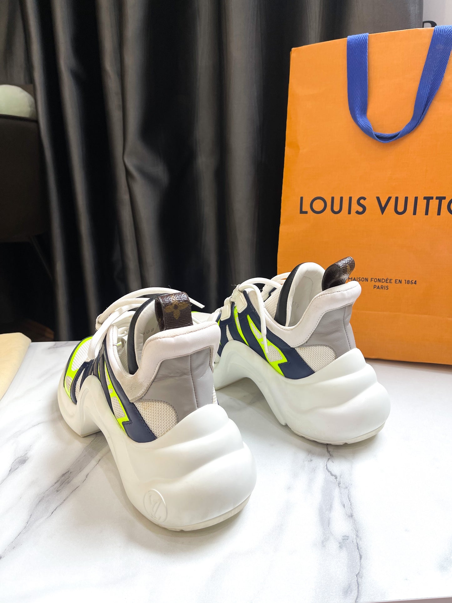 LV Shoes Neon Color Mix