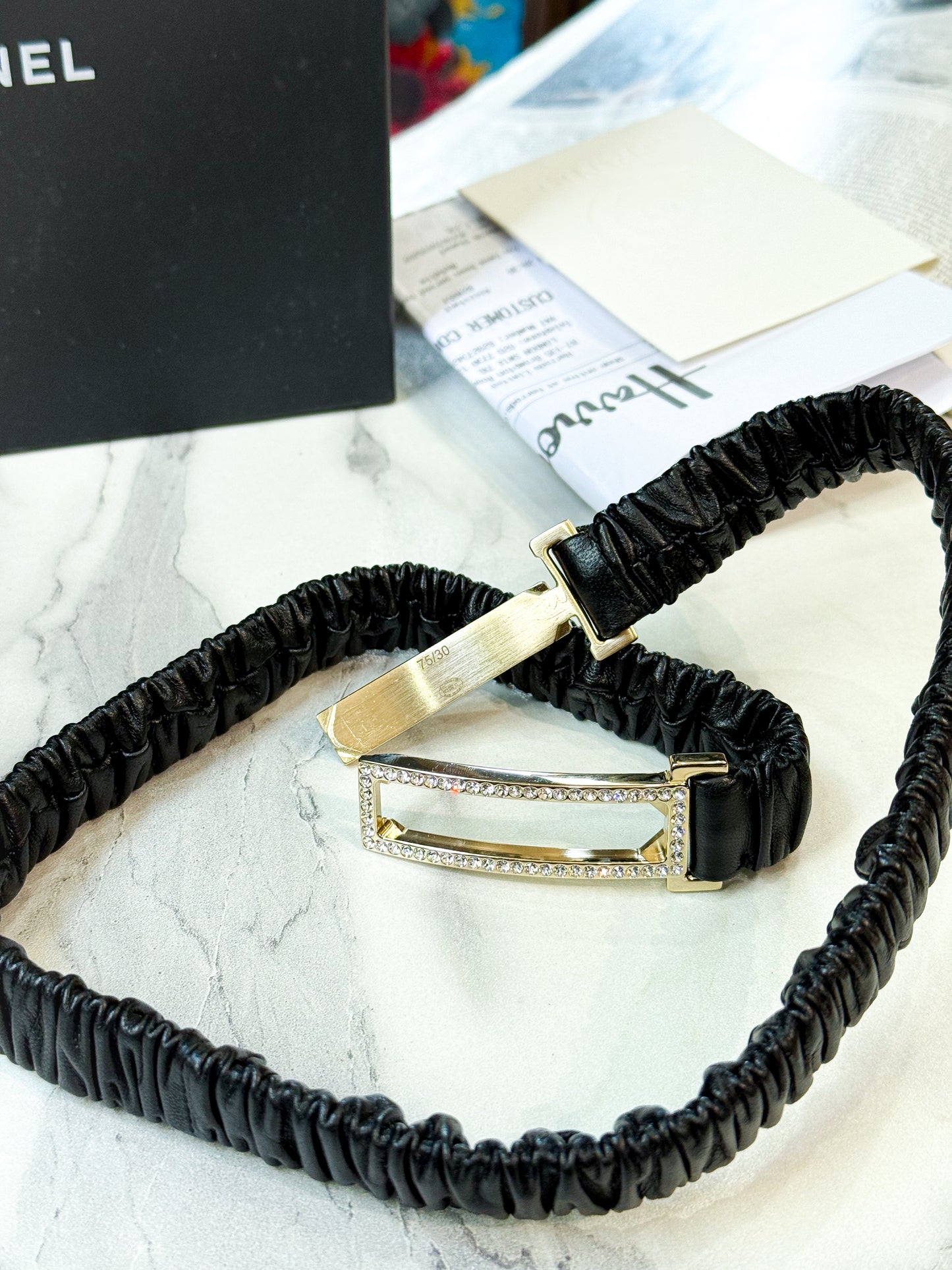 Belt Chanel New Trưng Bày Size 75