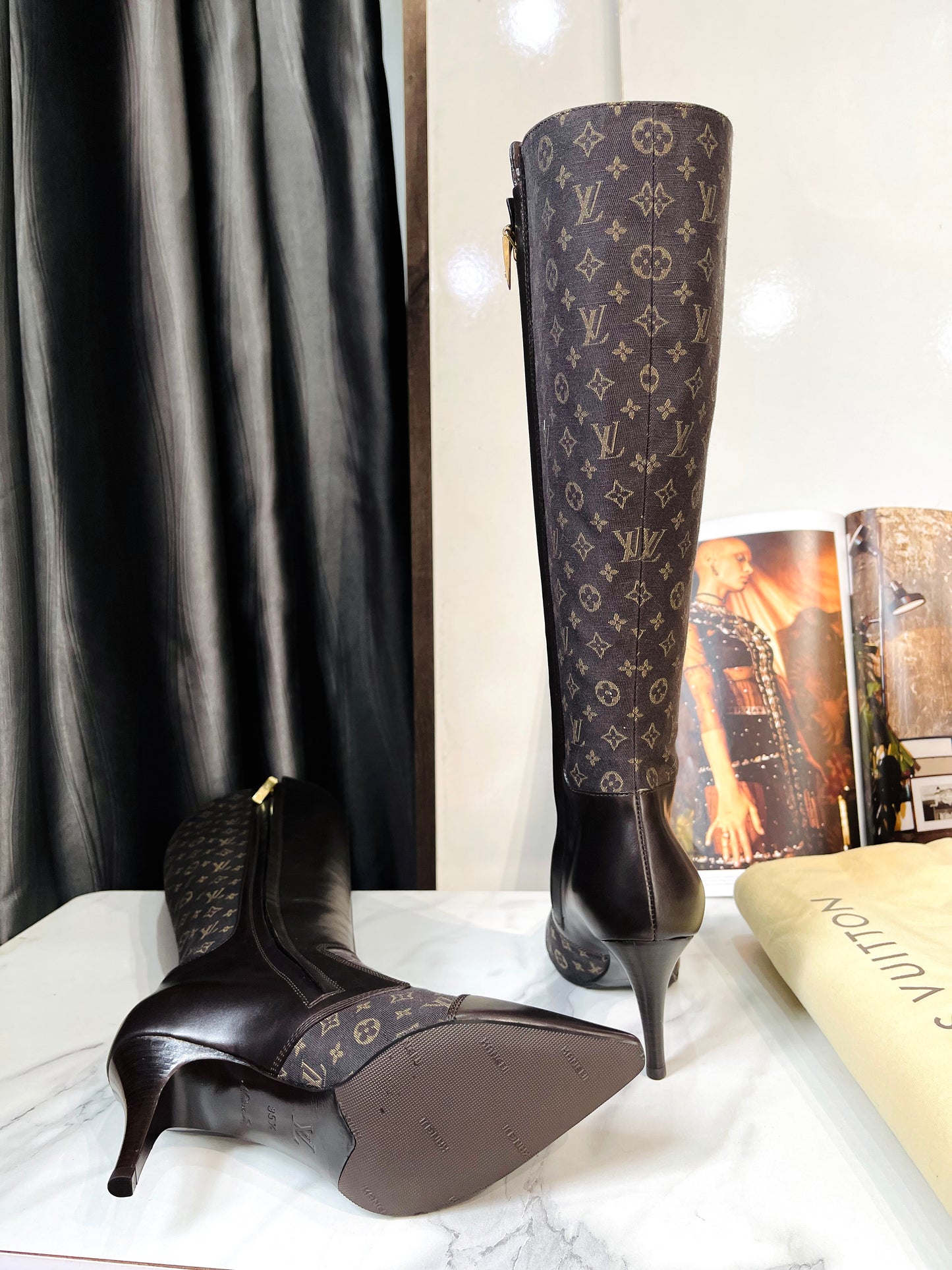 Boot LV Cao Cổ Size 35.5