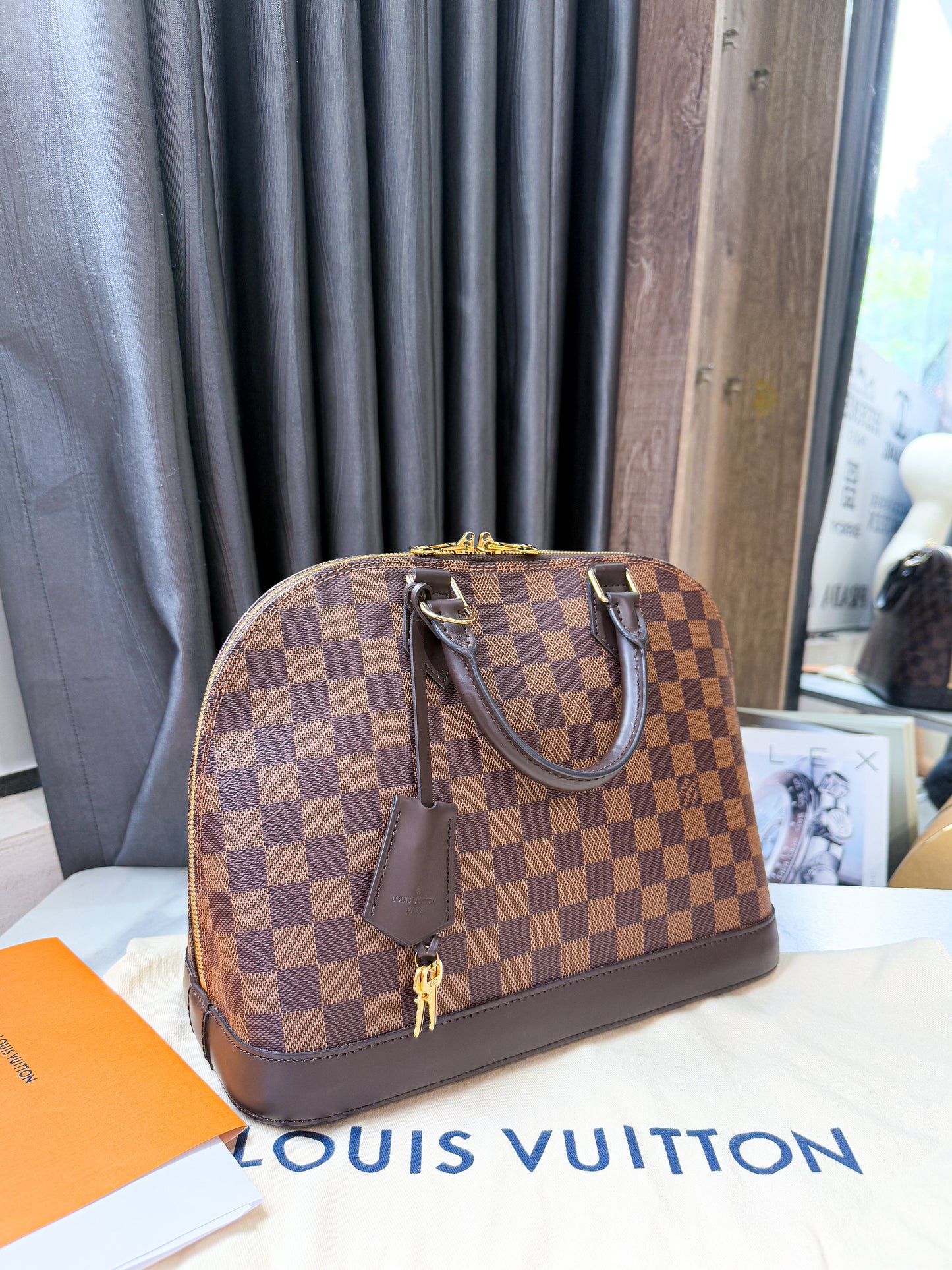 LV Alma PM Damier