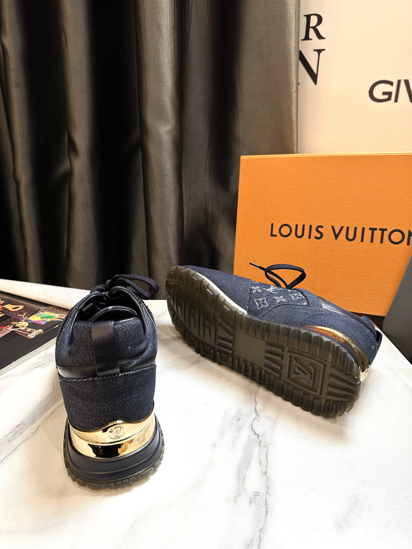 Giày Thể Thao LV Denim