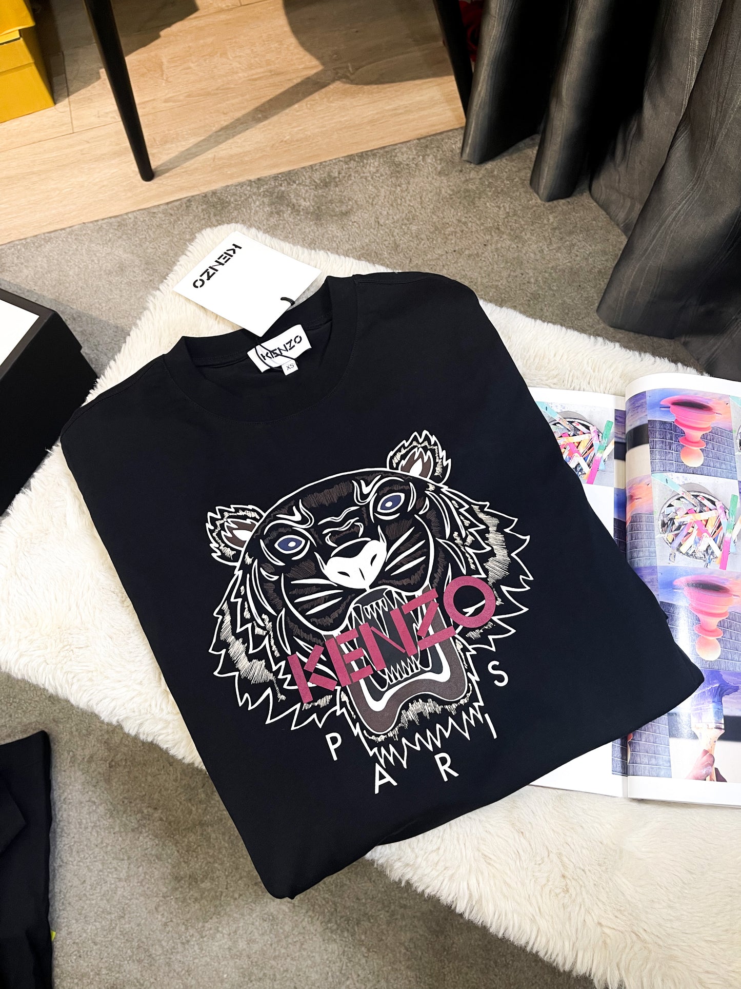 Kenzo Black Down Dress
