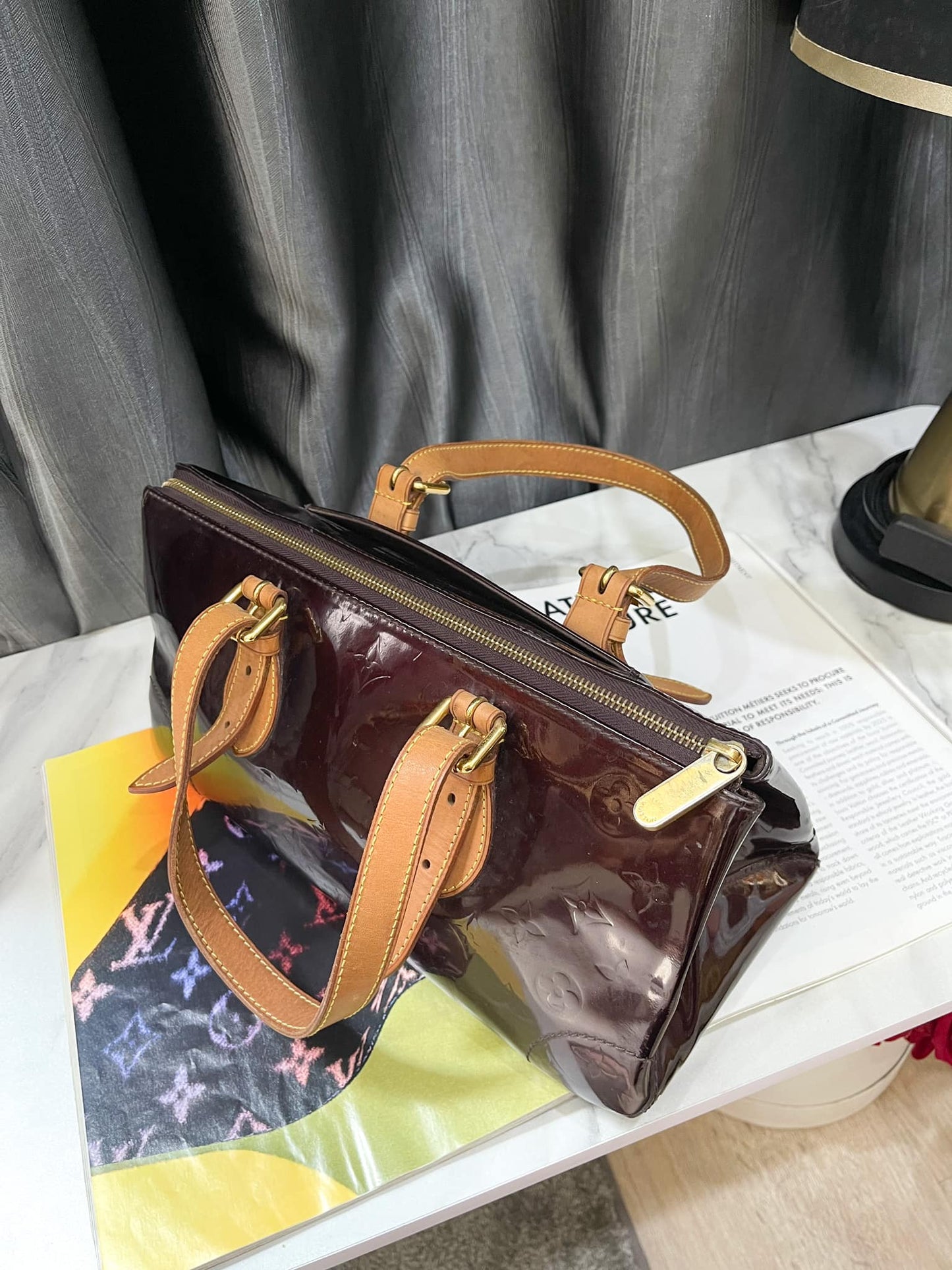 Handbag LV Vernis