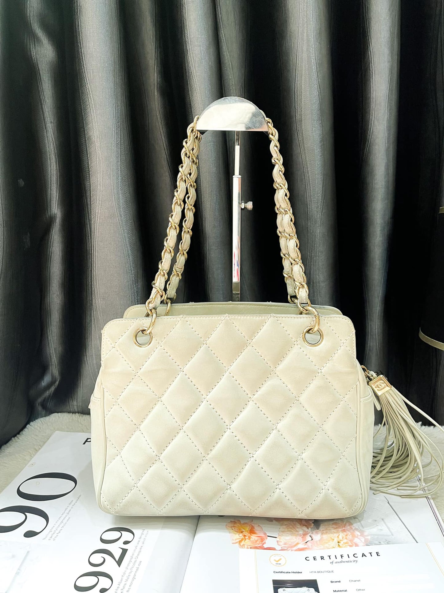 White Chanel Tote