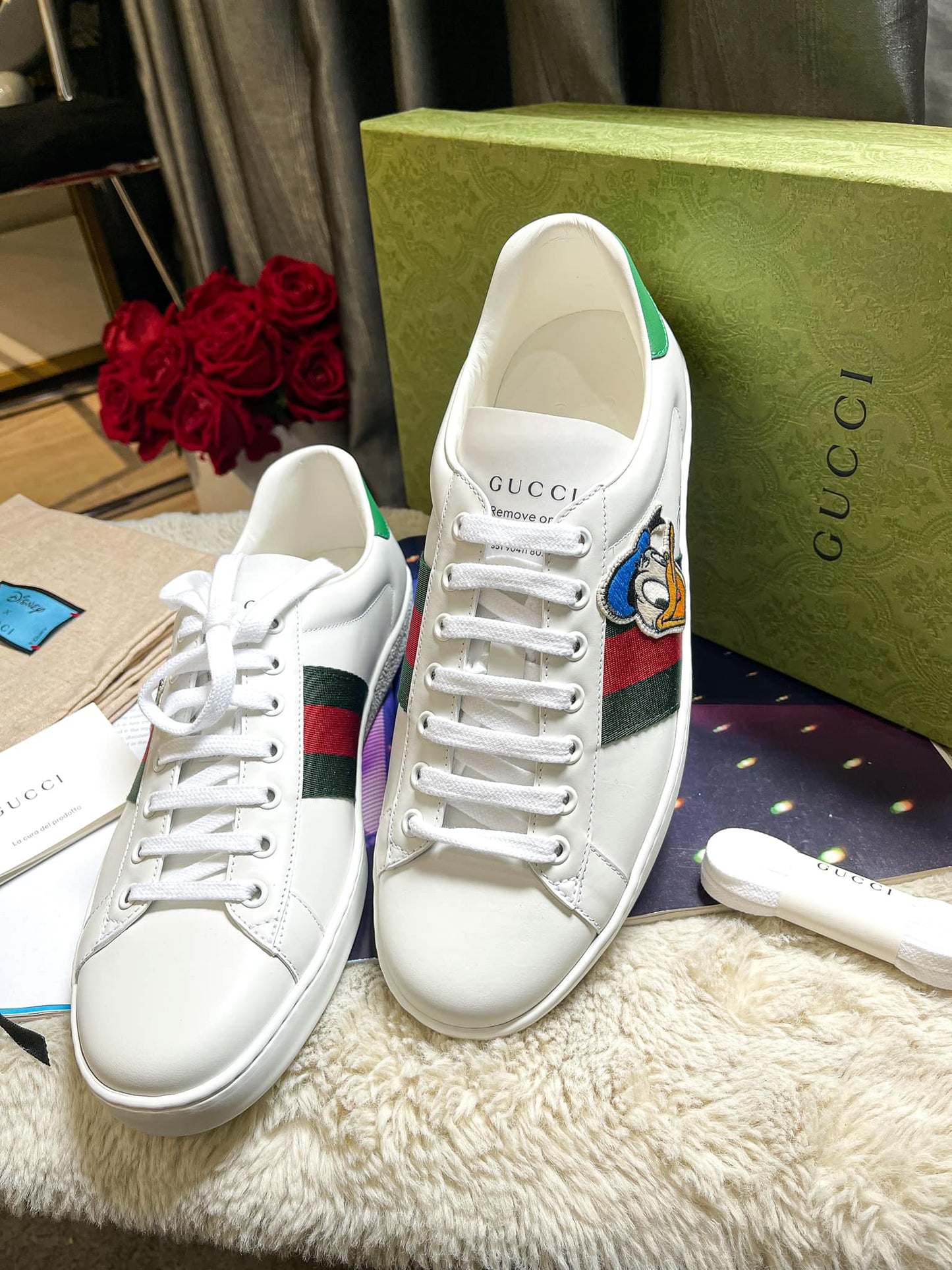 Gucci Men's Donal Duck Shoes