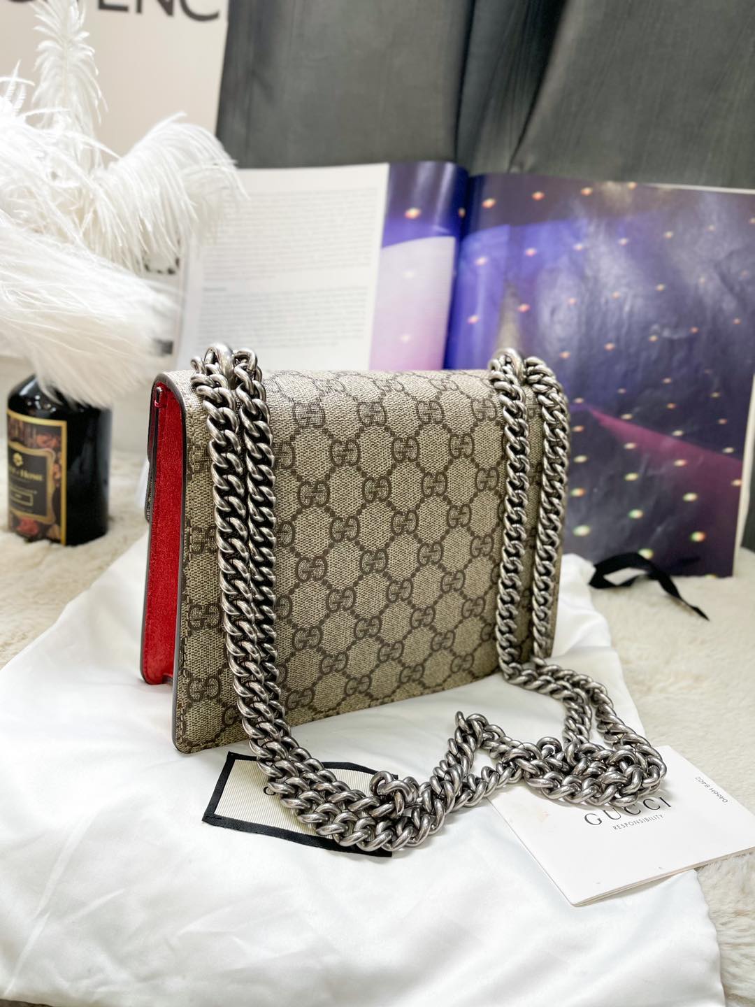 Gucci Dionysus GG Bag Mixed Red