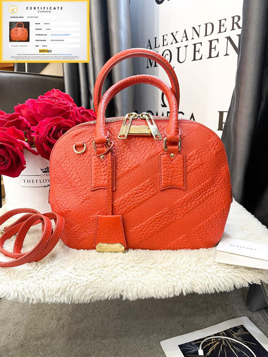 BBR Orange Calfskin Bag