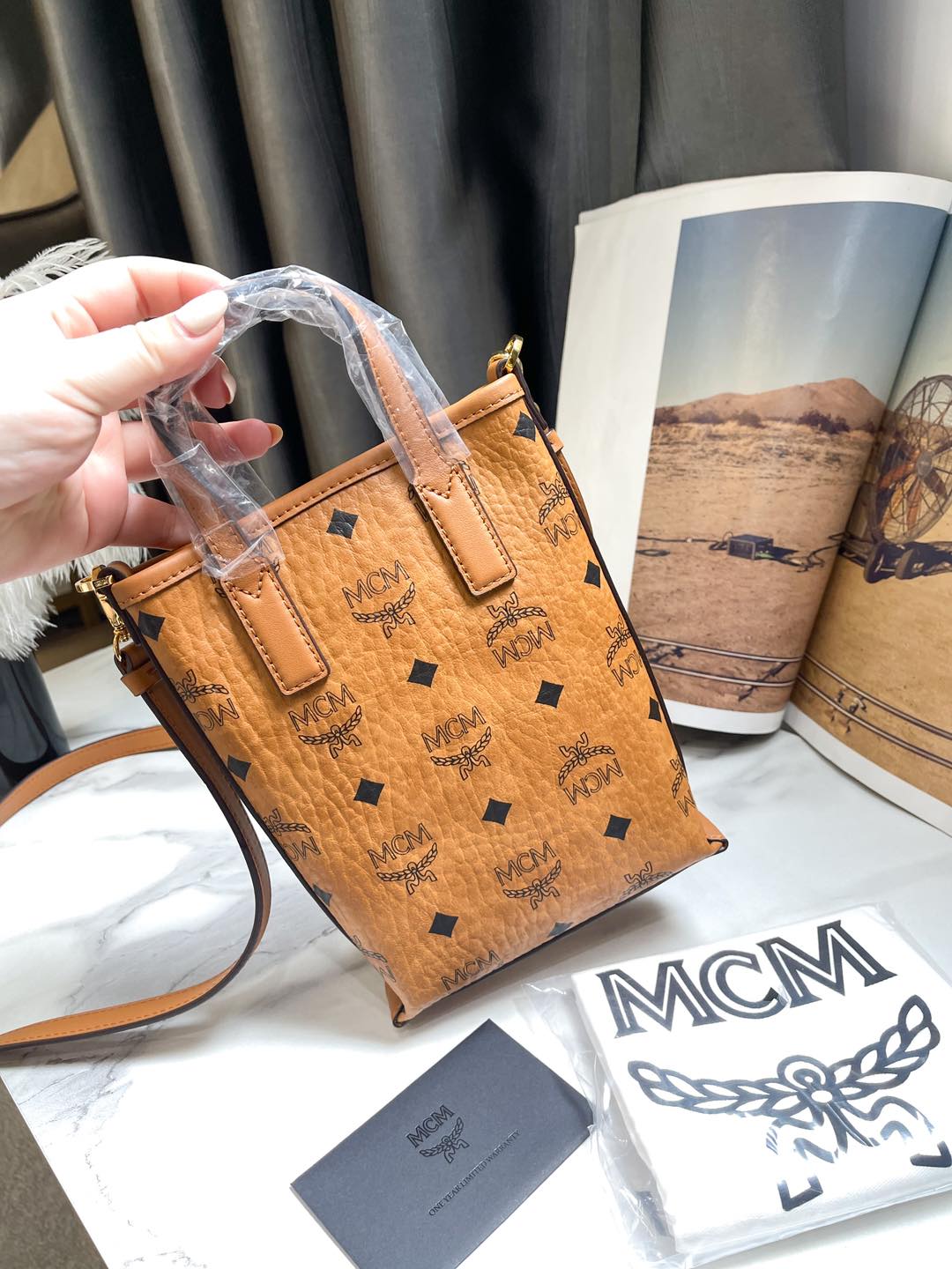 Tote MCM Màu Nâu