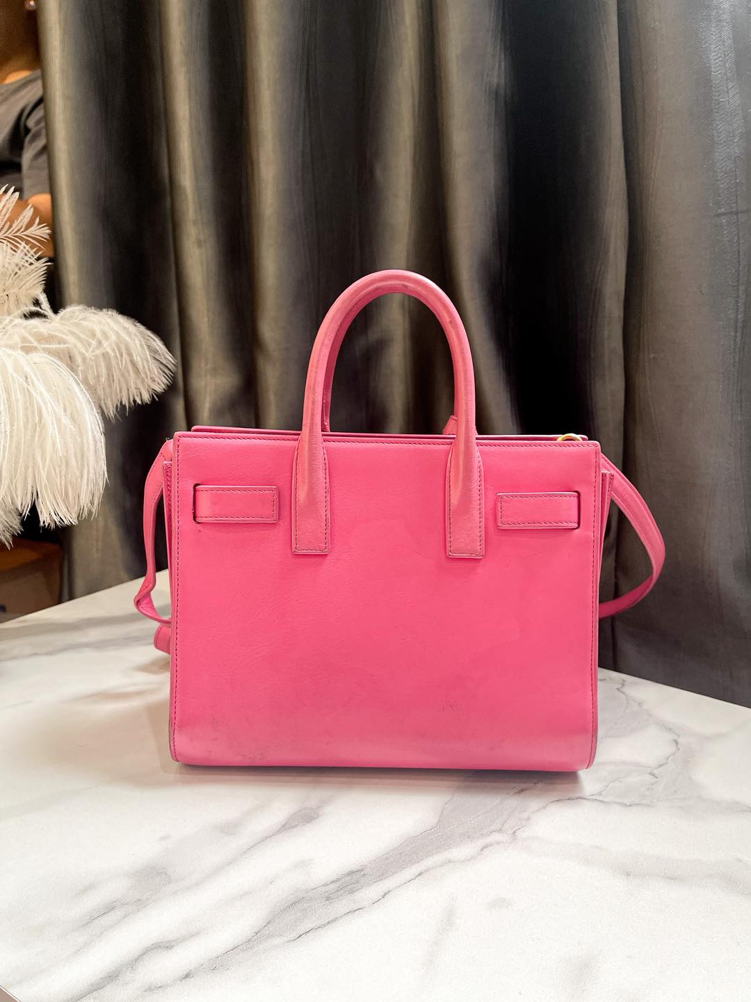 YSL Sac De Jour Tasche Größe Nano Pink