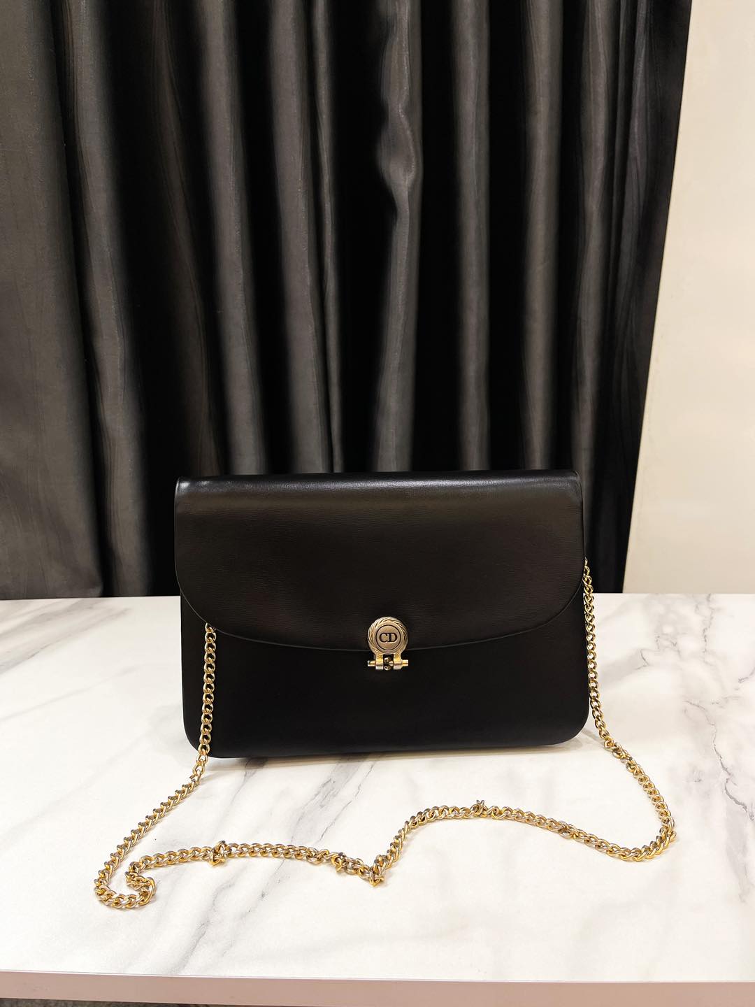 Dior Vintage Schwarze Tasche
