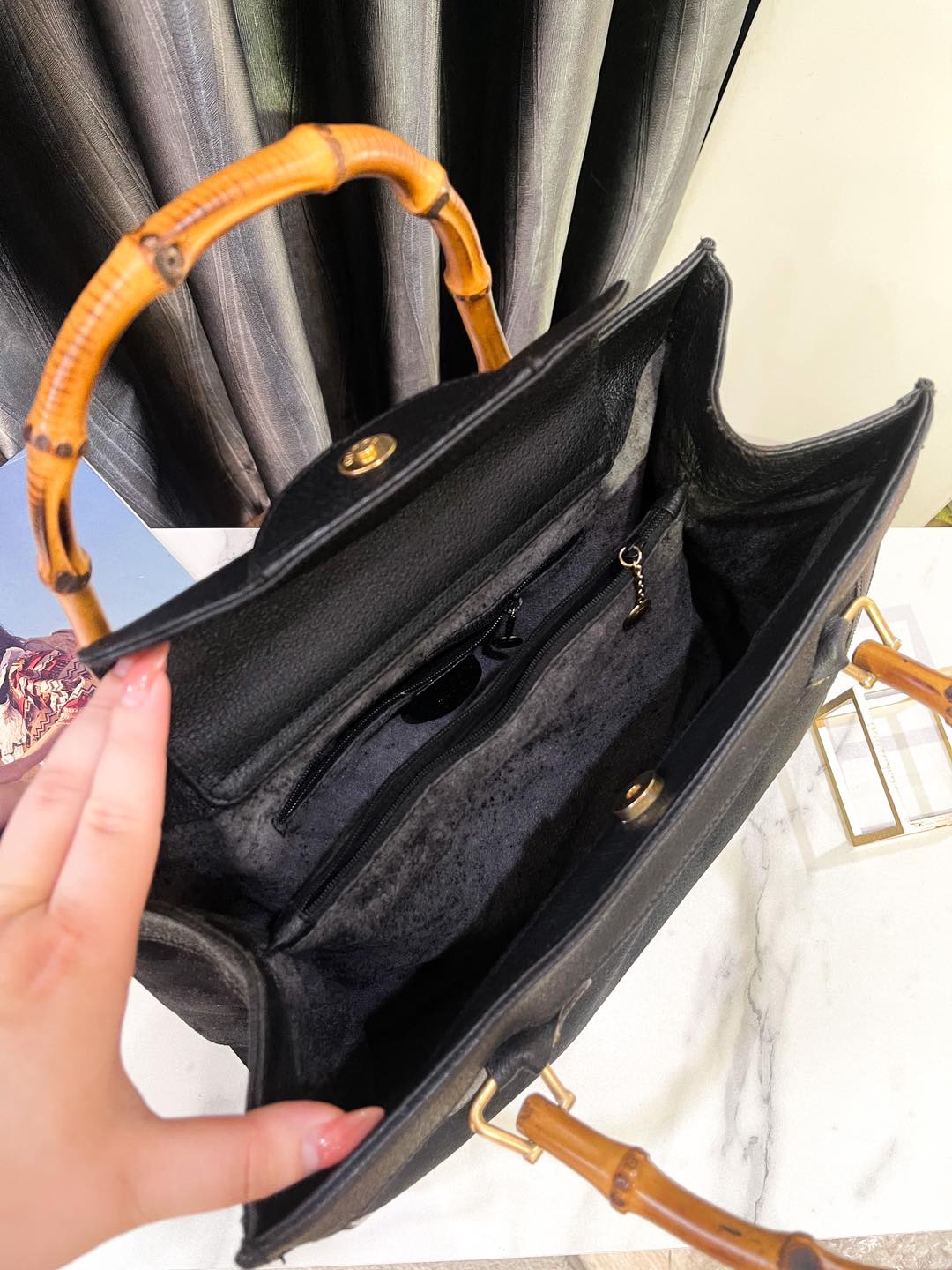 Gucci Bamboo Vintage Black