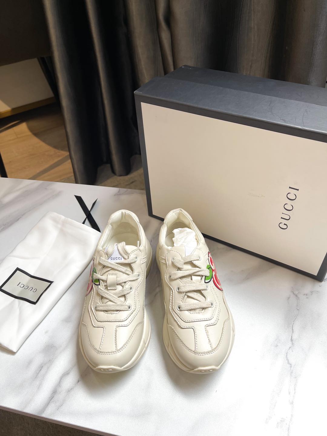 Gucci Rhyton 'GG Apple Ivory' KID