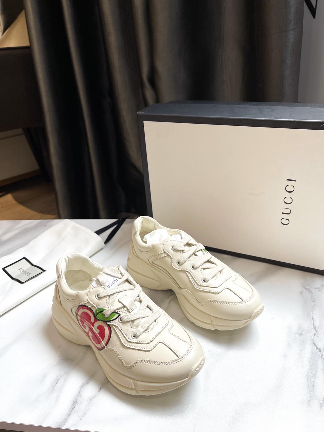 Gucci Rhyton 'GG Apple Ivory' KID