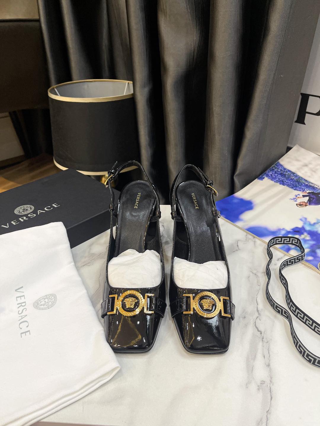 SLINGBACK VERSACE GRÖSSE 35