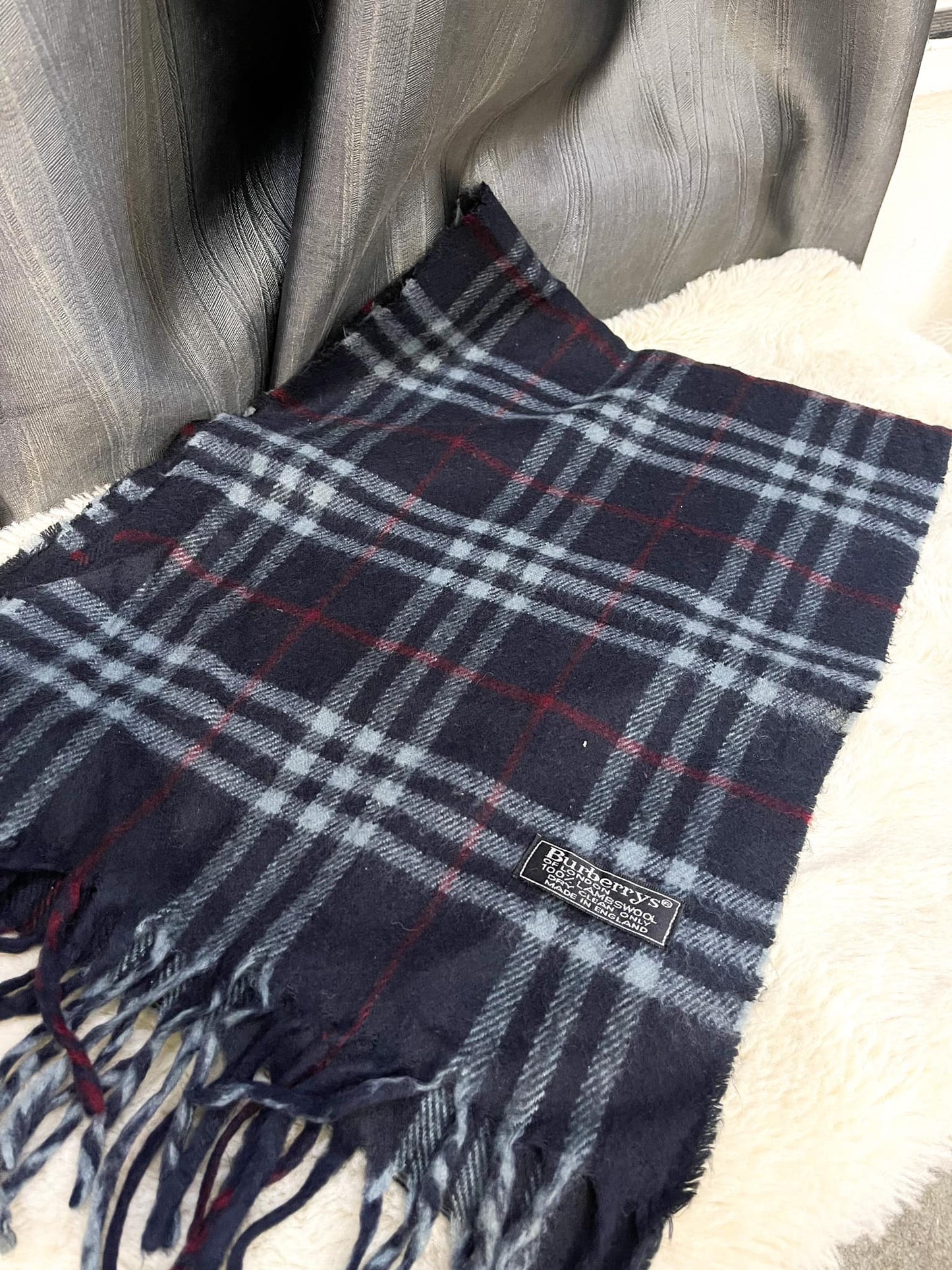Charcoal Green Plaid BBR Towel