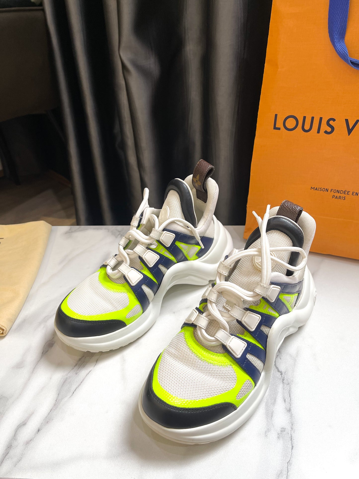 LV Shoes Neon Color Mix