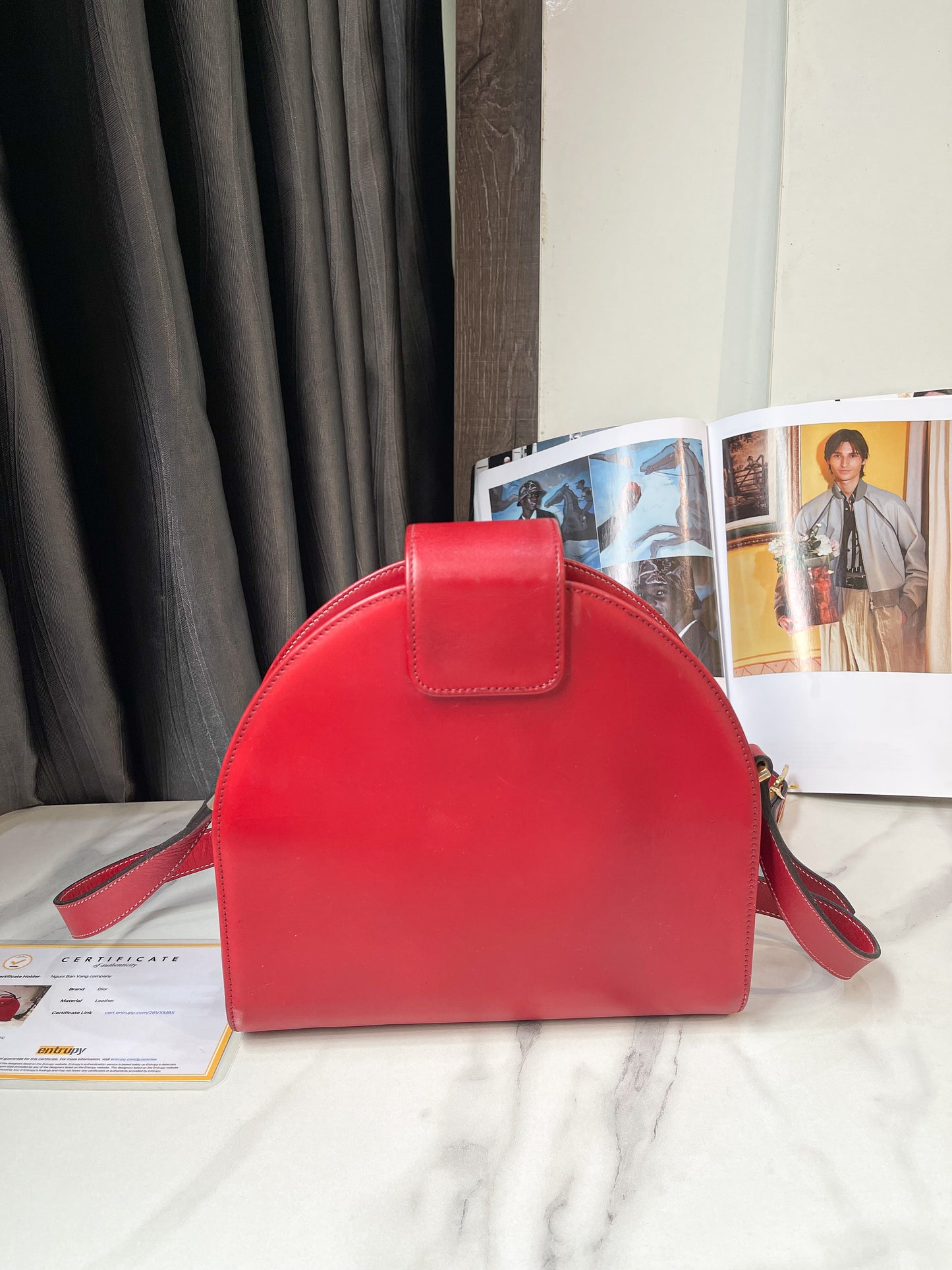 Túi Chéo Dior Vintage Đỏ